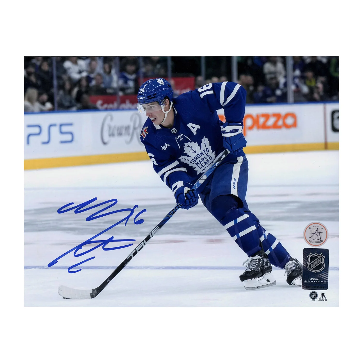 Mitch Marner Autographed Toronto Maple Leafs Hockey 8x10 Photo