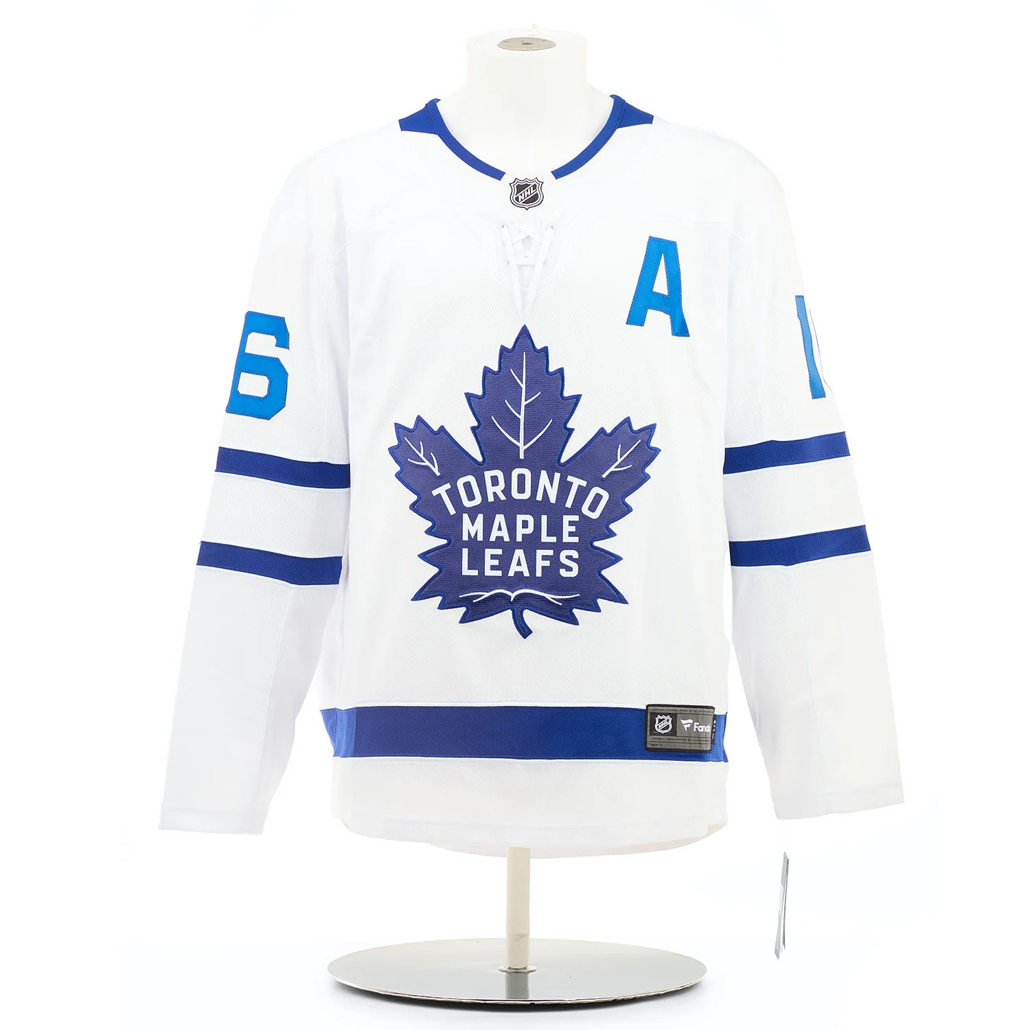 Mitch Marner Autographed Toronto Maple Leafs Star Portrait Art Jersey #1/16 - Image 2