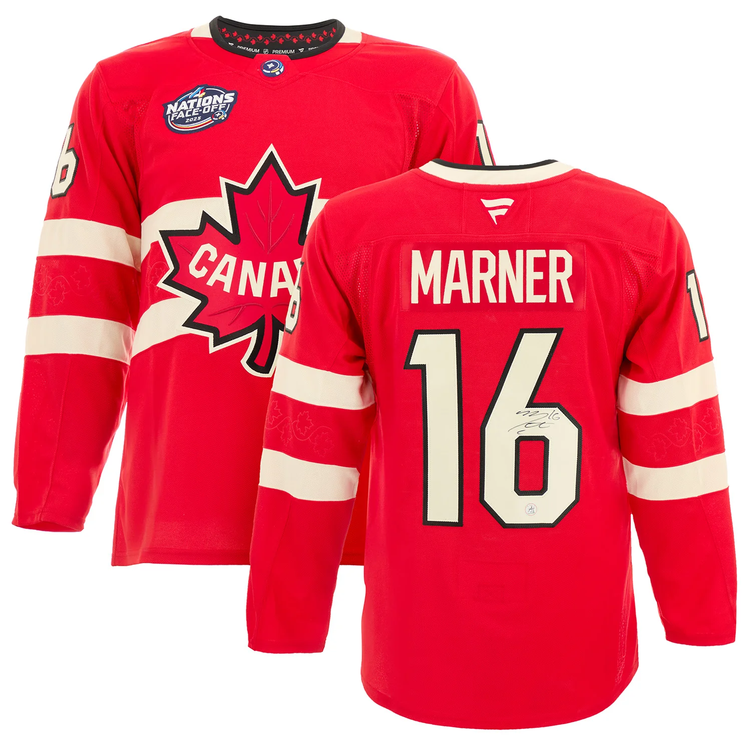 Mitch Marner Signed Team Canada 4 Nations Face-Off Fanatics Premium Jersey - Image 3