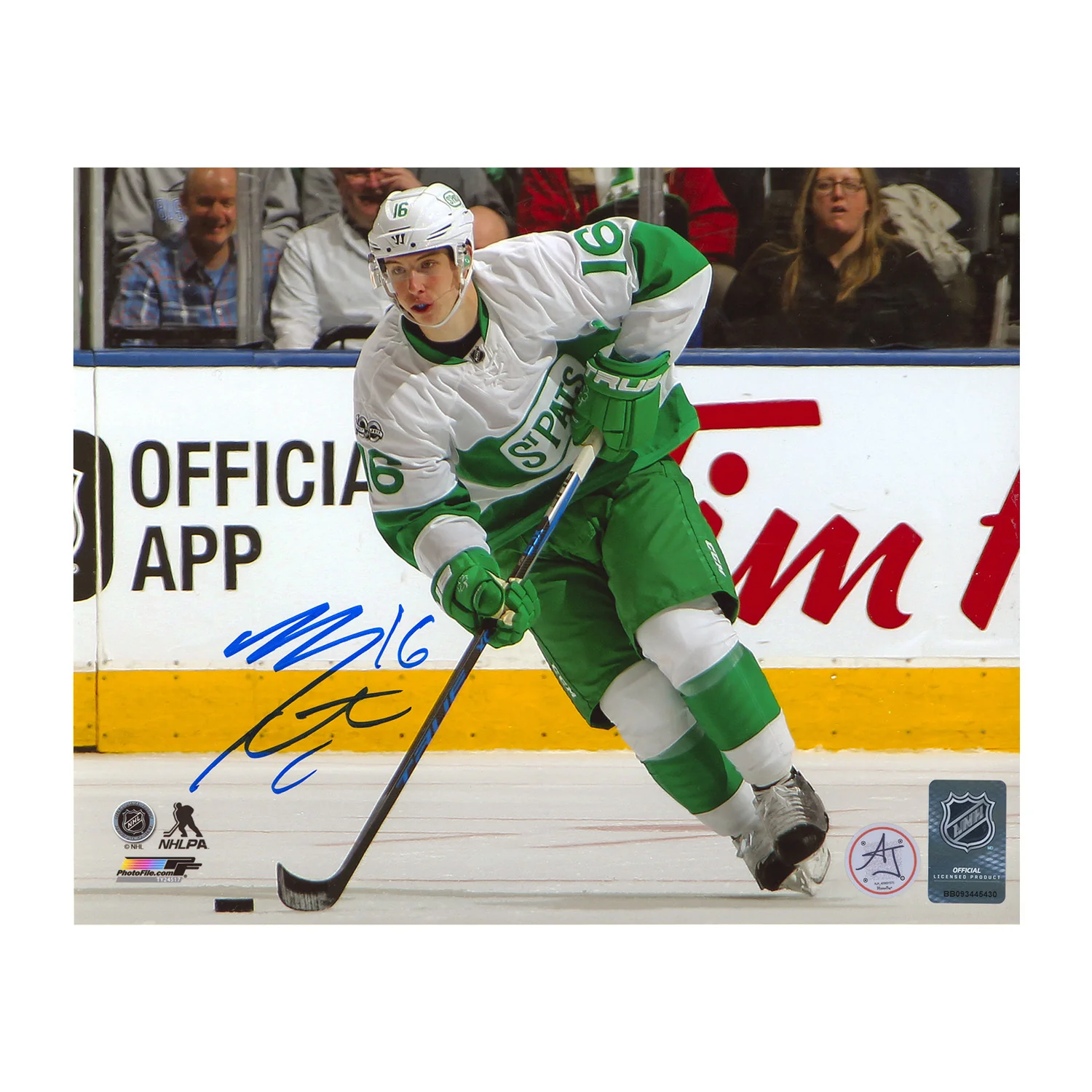 Mitch Marner Signed Toronto Maple Leafs St Pats 8x10 Photo