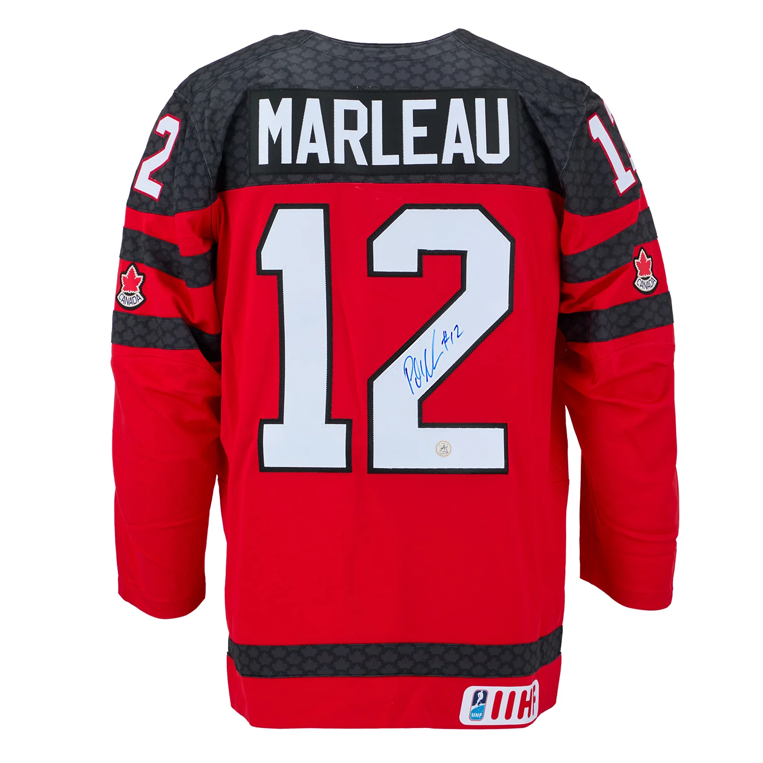 Patrick Marleau Autographed Team Canada Red Nike Hockey Jersey