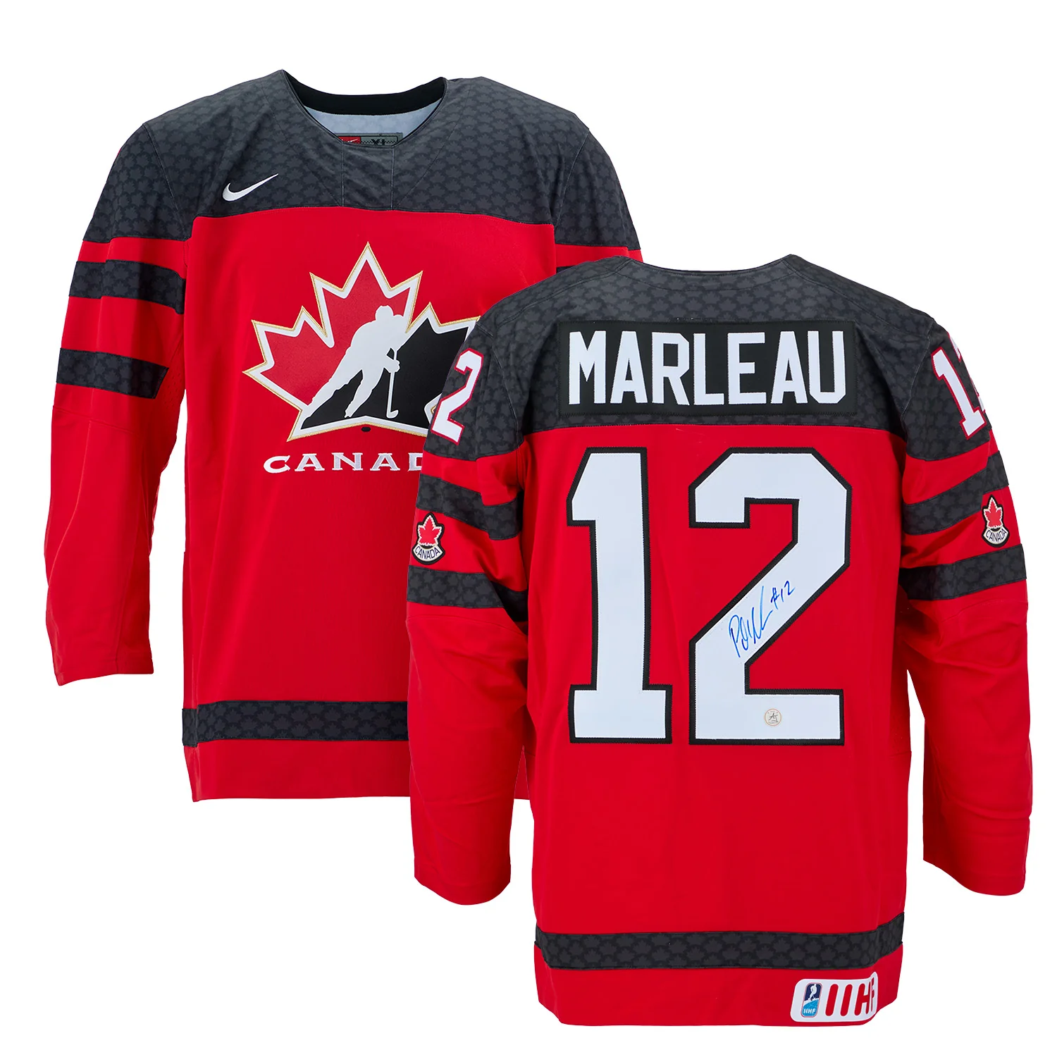 Patrick Marleau Autographed Team Canada Red Nike Hockey Jersey - Image 3