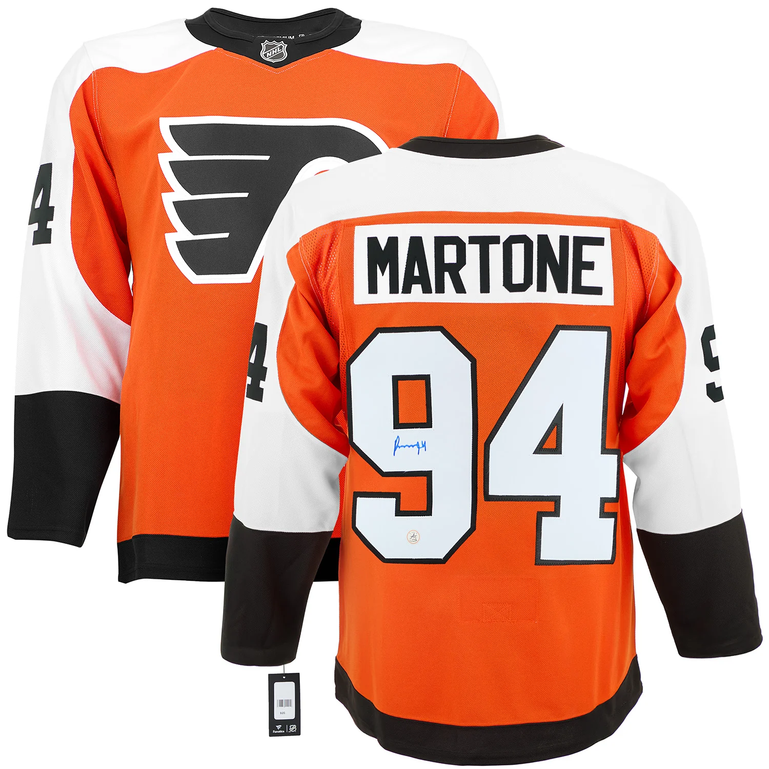 Porter Martone Autographed Philadelphia Flyers Fanatics Breakaway Jersey - Image 3