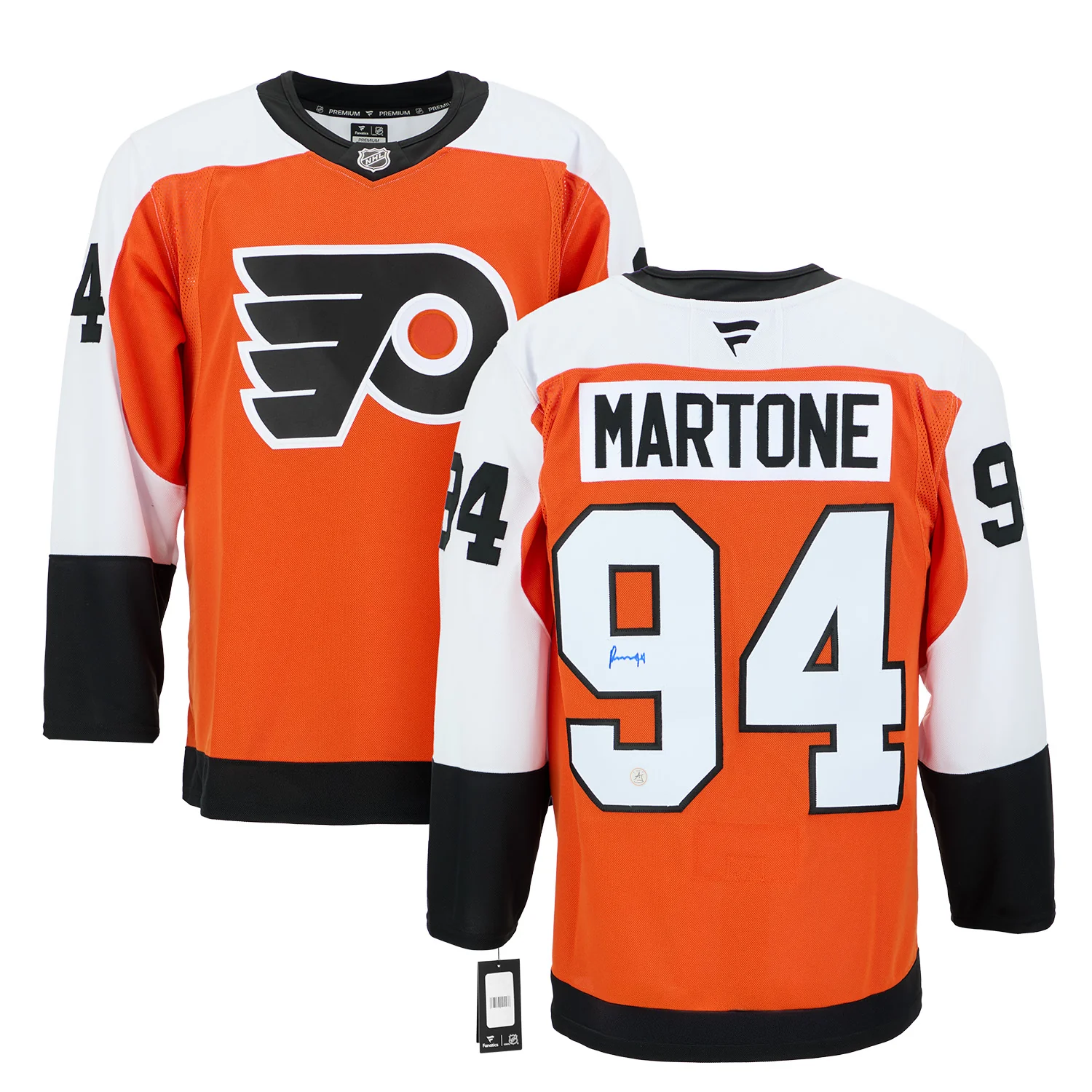 Porter Martone Signed Philadelphia Flyers Fanatics Premium Jersey - Image 3