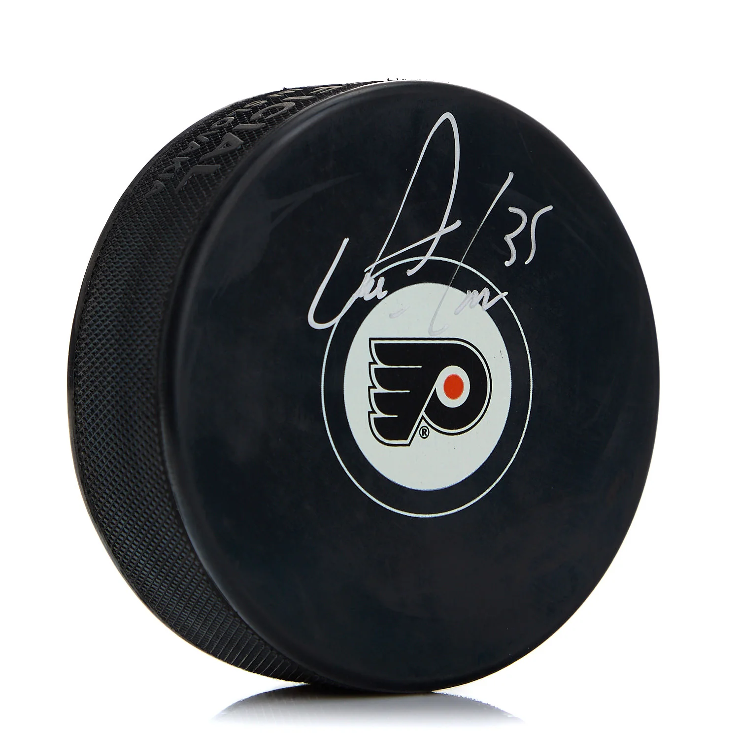Steve Mason Philadelphia Flyers Autographed Hockey Puck