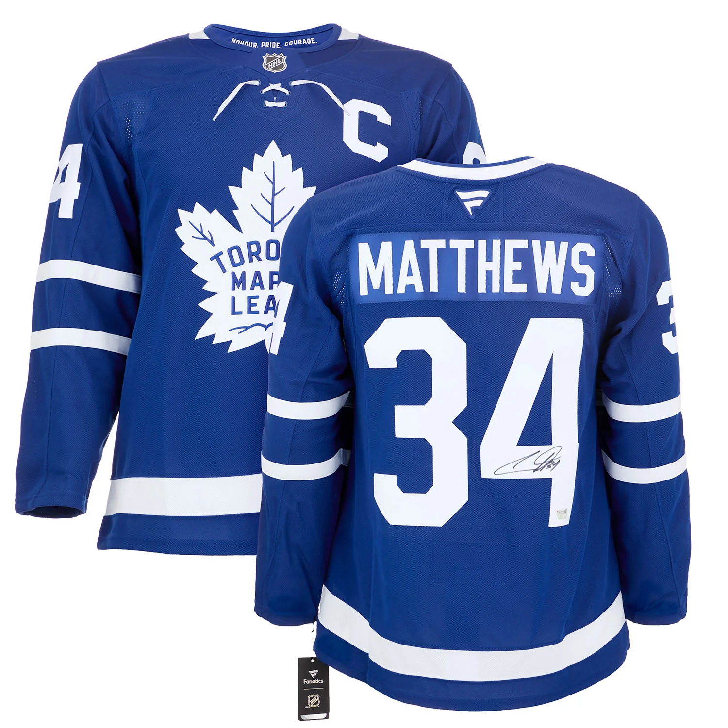 Auston Matthews Autographed Toronto Maple Leafs Fanatics Premium Jersey - Image 3