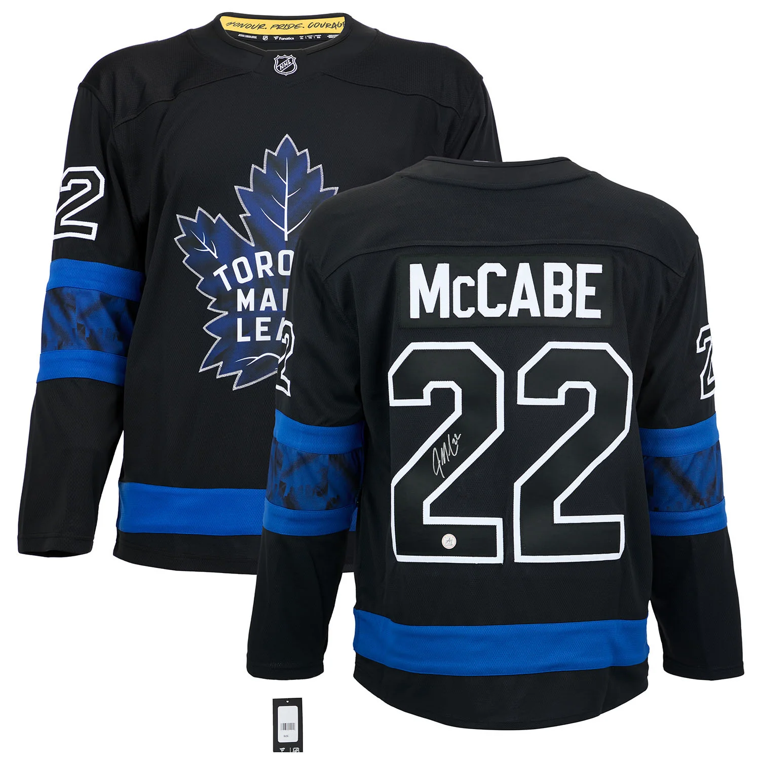 Jake McCabe Signed Toronto Maple Leafs Drew House Fanatics Breakaway Jersey - Image 3