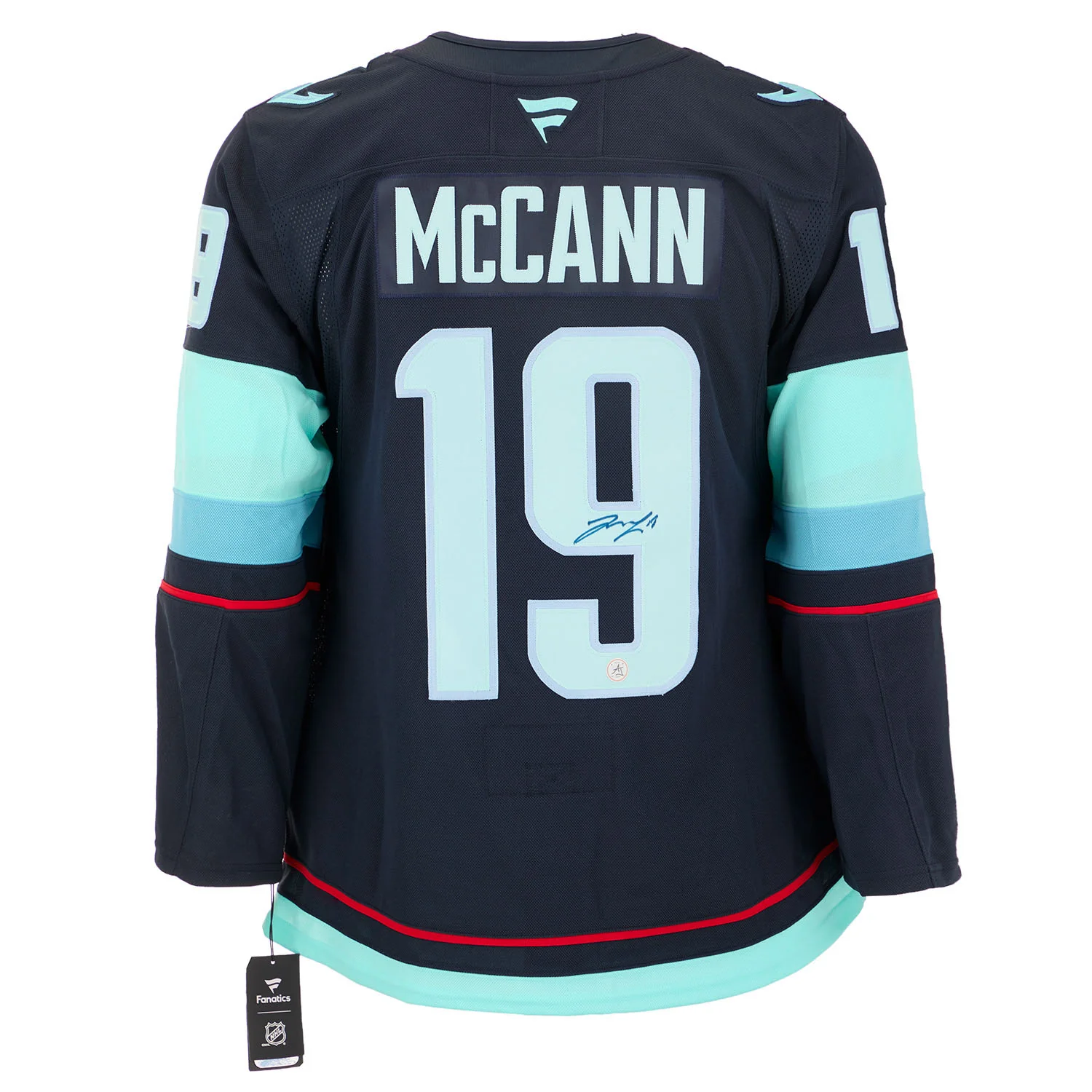 Jared McCann Autographed Seattle Kraken Fanatics Premium Jersey