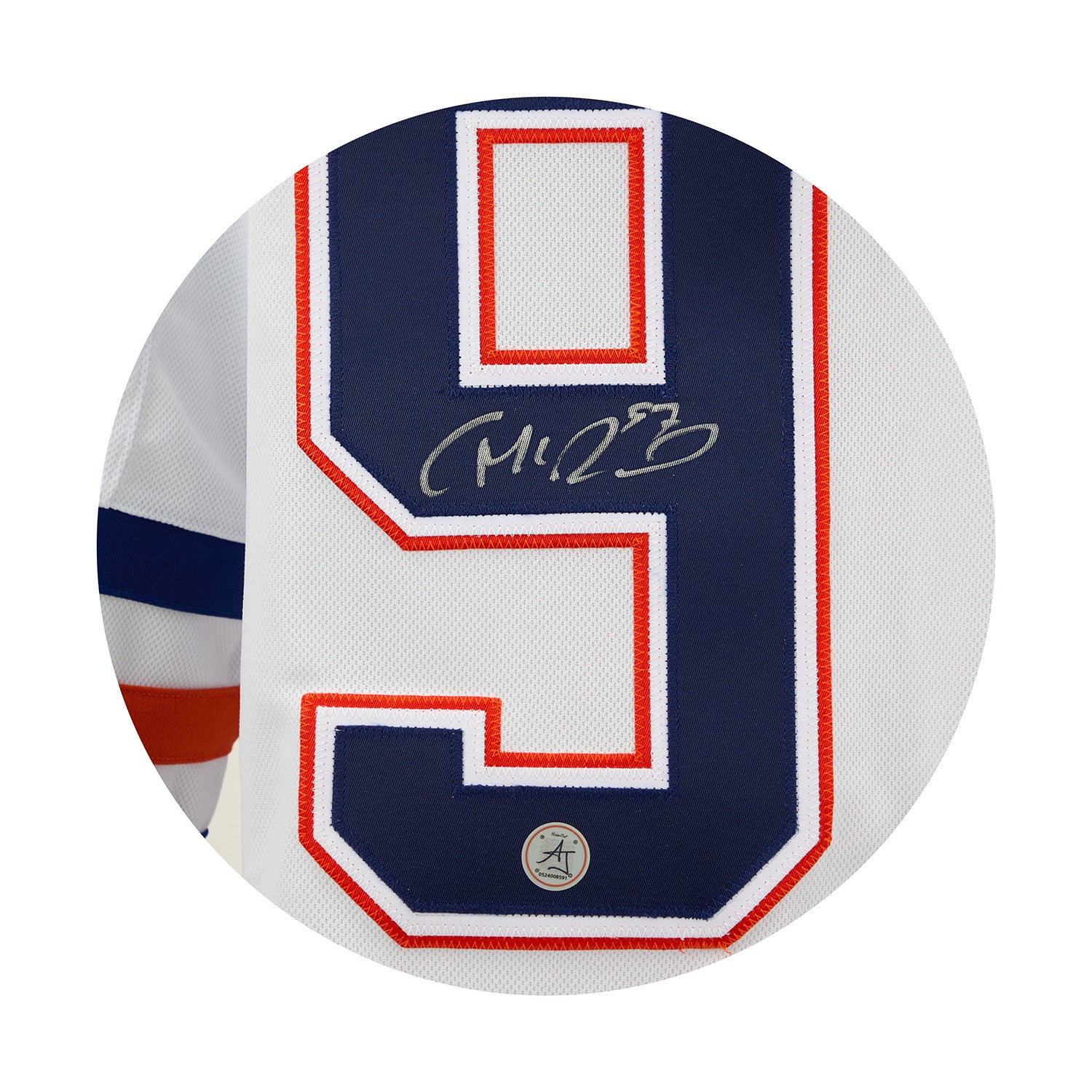 Connor McDavid Autographed Edmonton Oilers White Fanatics Premium Jersey - Image 3