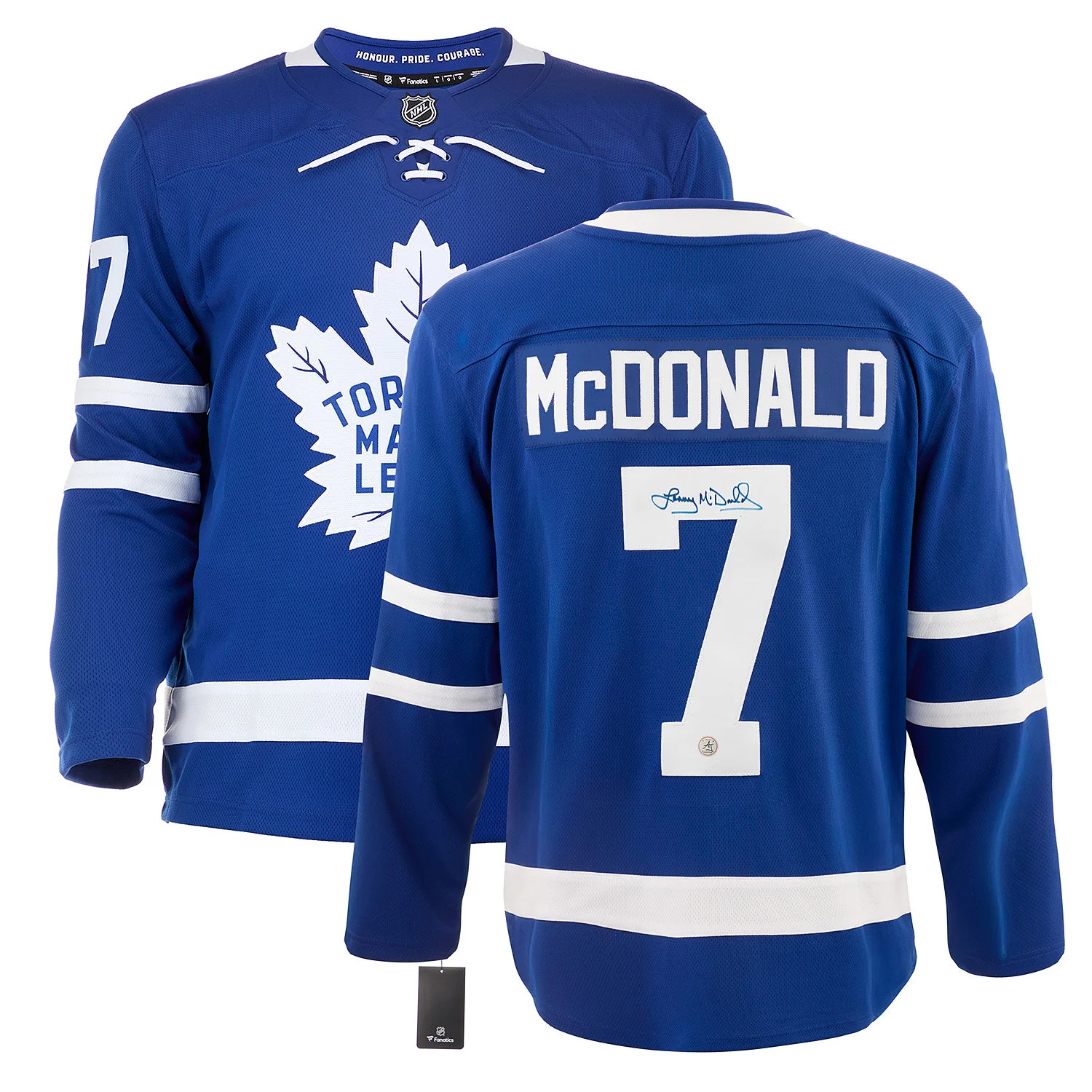 Lanny McDonald Autographed Toronto Maple Leafs Fanatics Breakaway Jersey - Image 3