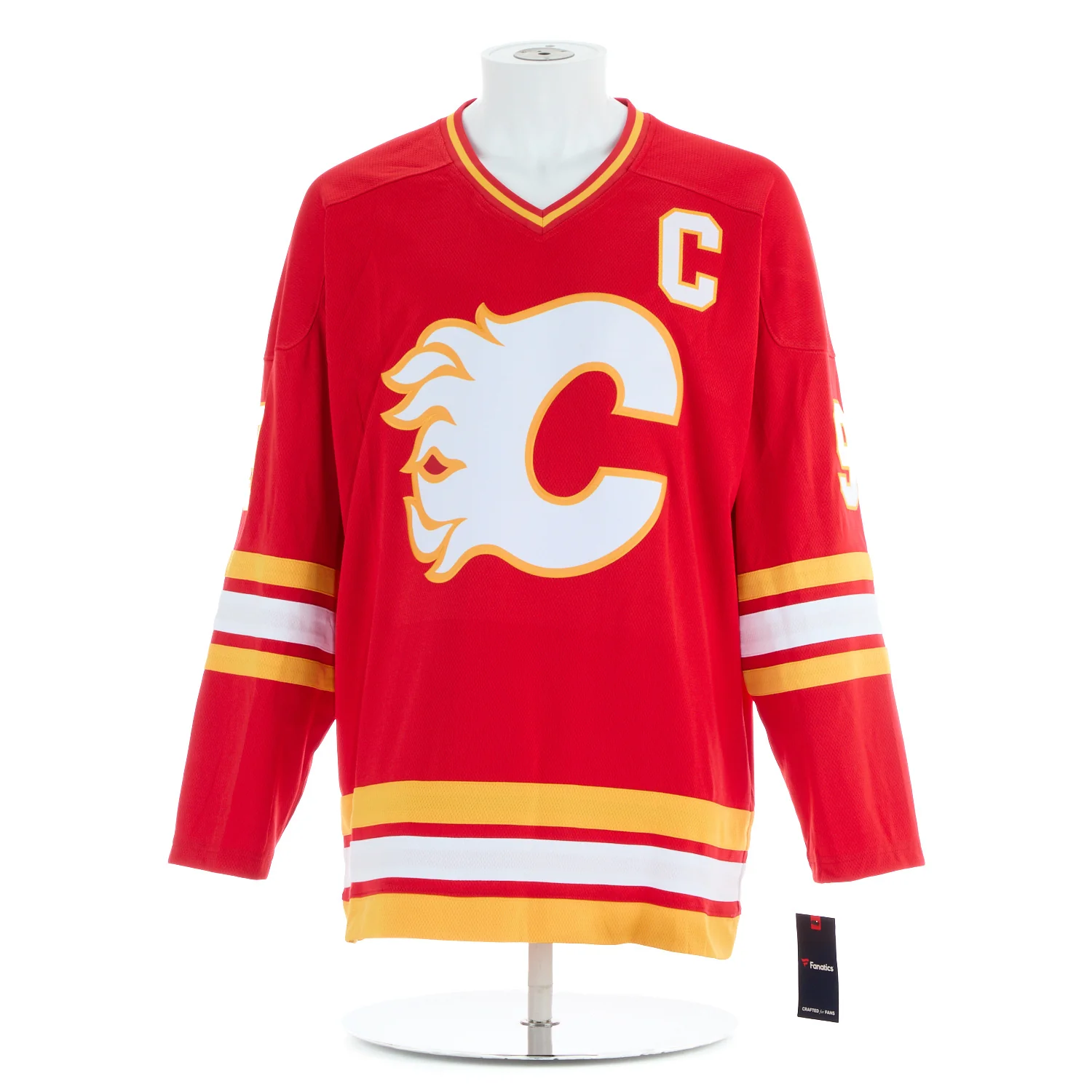 Lanny McDonald Signed Calgary Flames Legend Profile Art Jersey #2/9 - Image 2