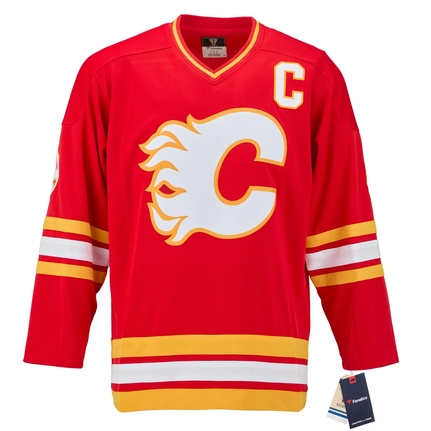 Lanny McDonald Signed Calgary Flames Fanatics Throwback Jersey - Image 2