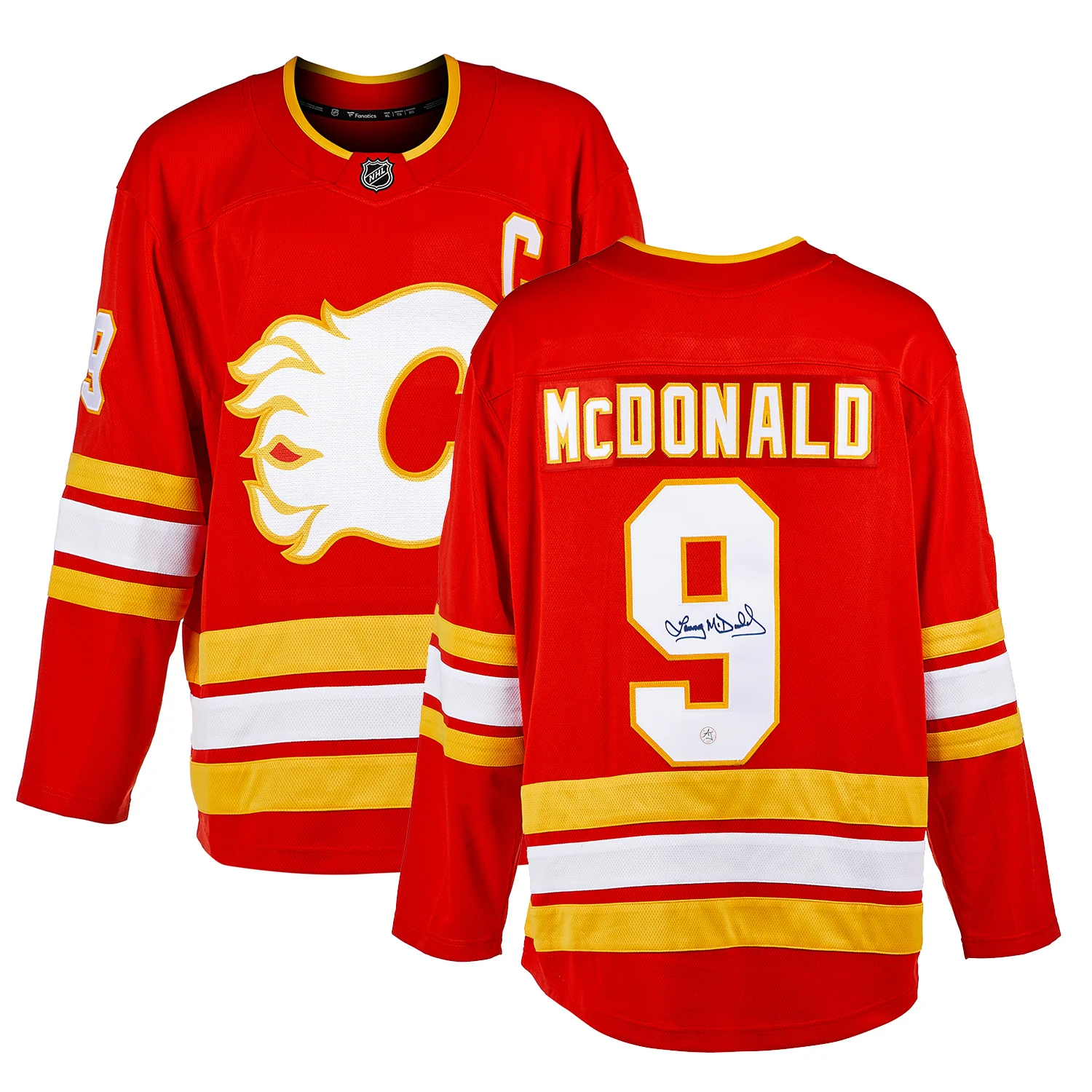 Lanny McDonald Autographed Calgary Flames Fanatics Breakaway Jersey - Image 3