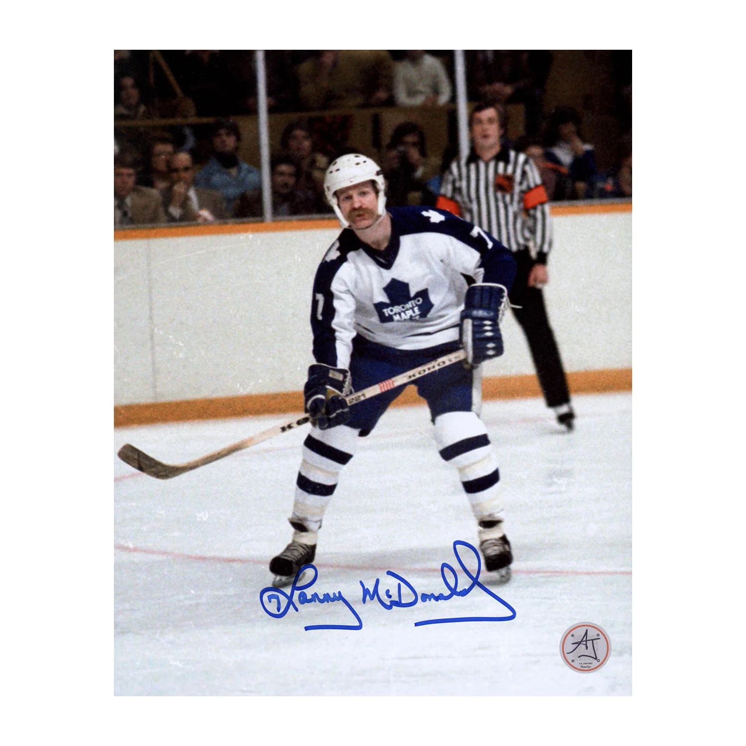 Lanny McDonald Autographed Toronto Maple Leafs 8x10 Photo