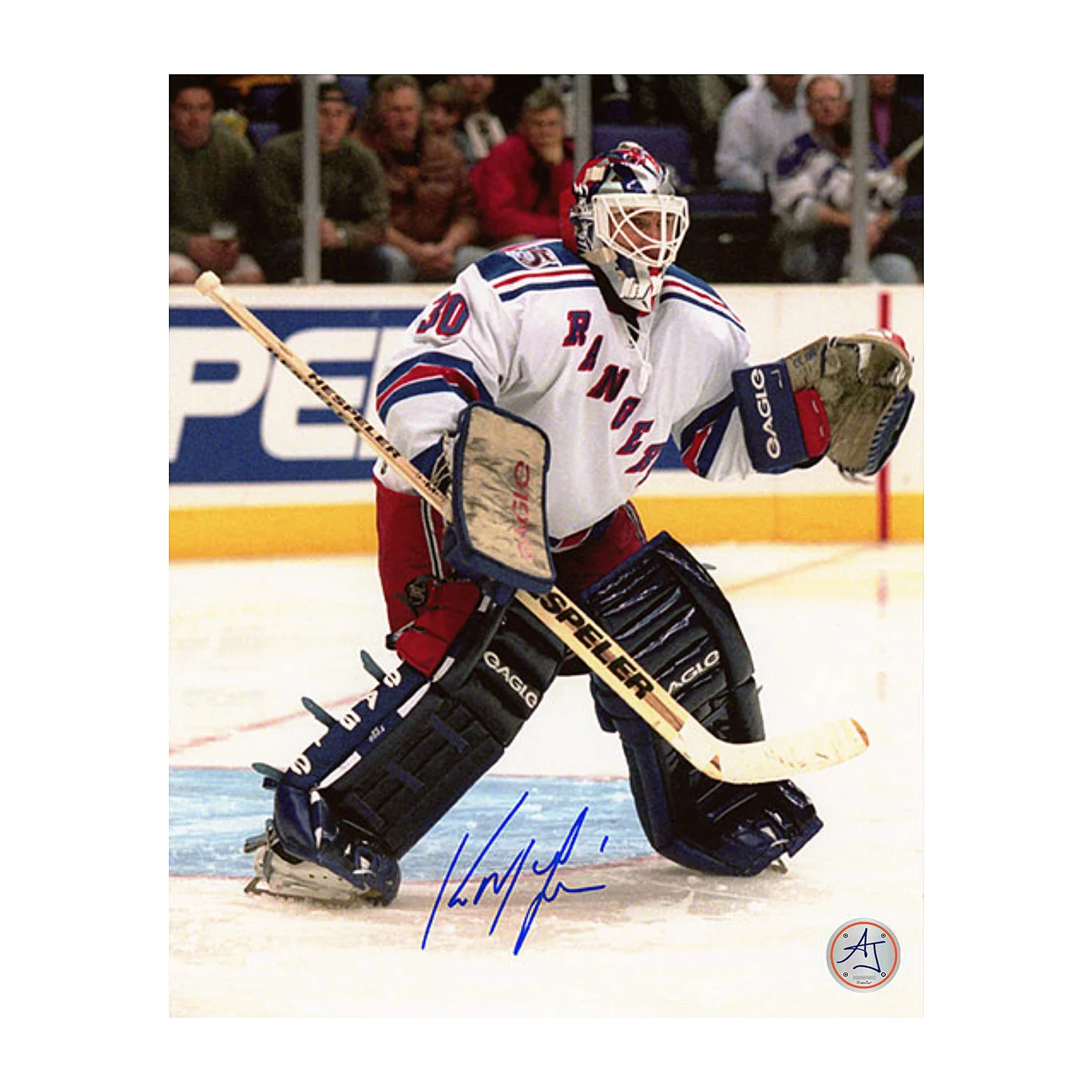Kirk McLean Autographed New York Rangers Goalie 8x10 Photo