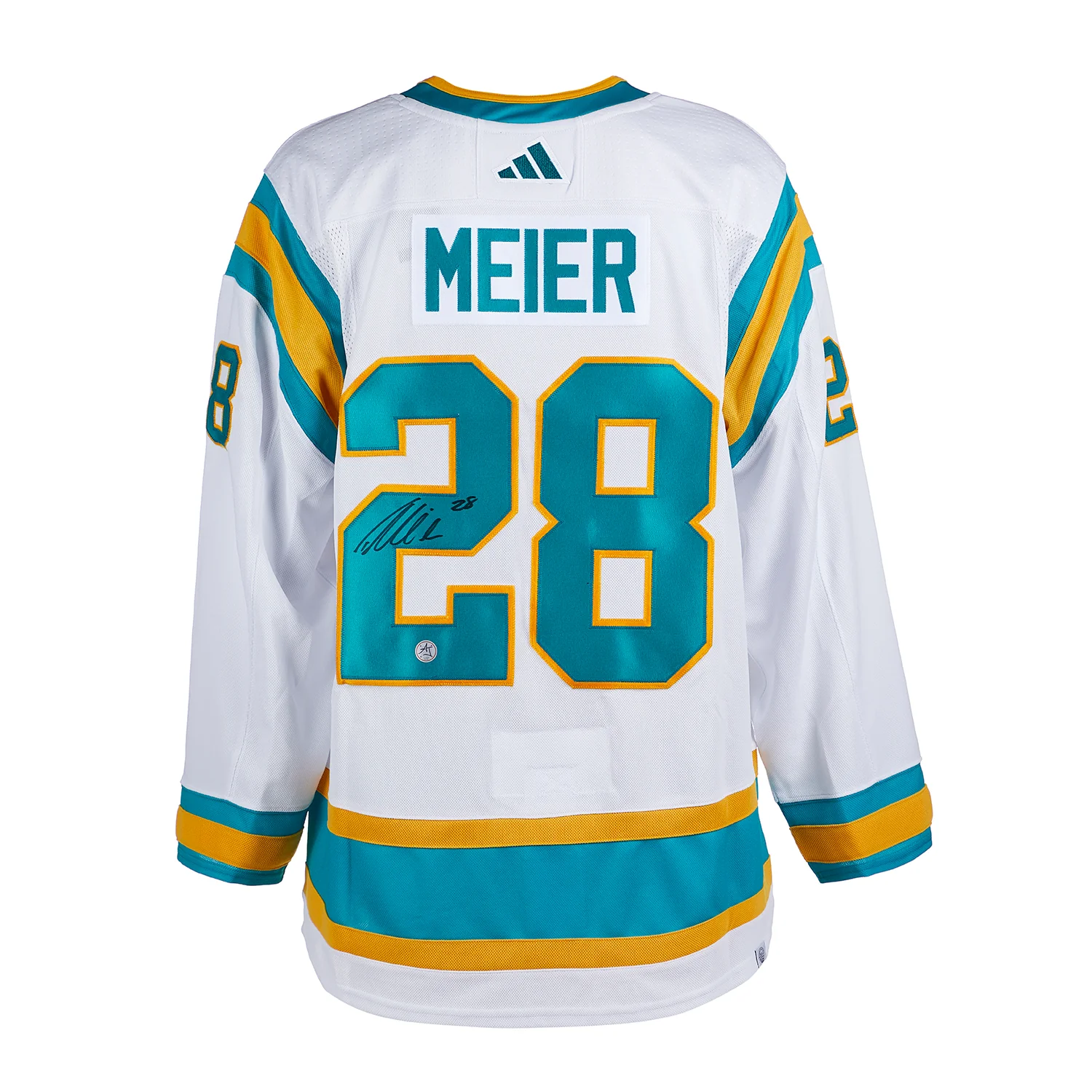 Timo Meier Signed San Jose Sharks Reverse Retro 2.0 adidas Jersey