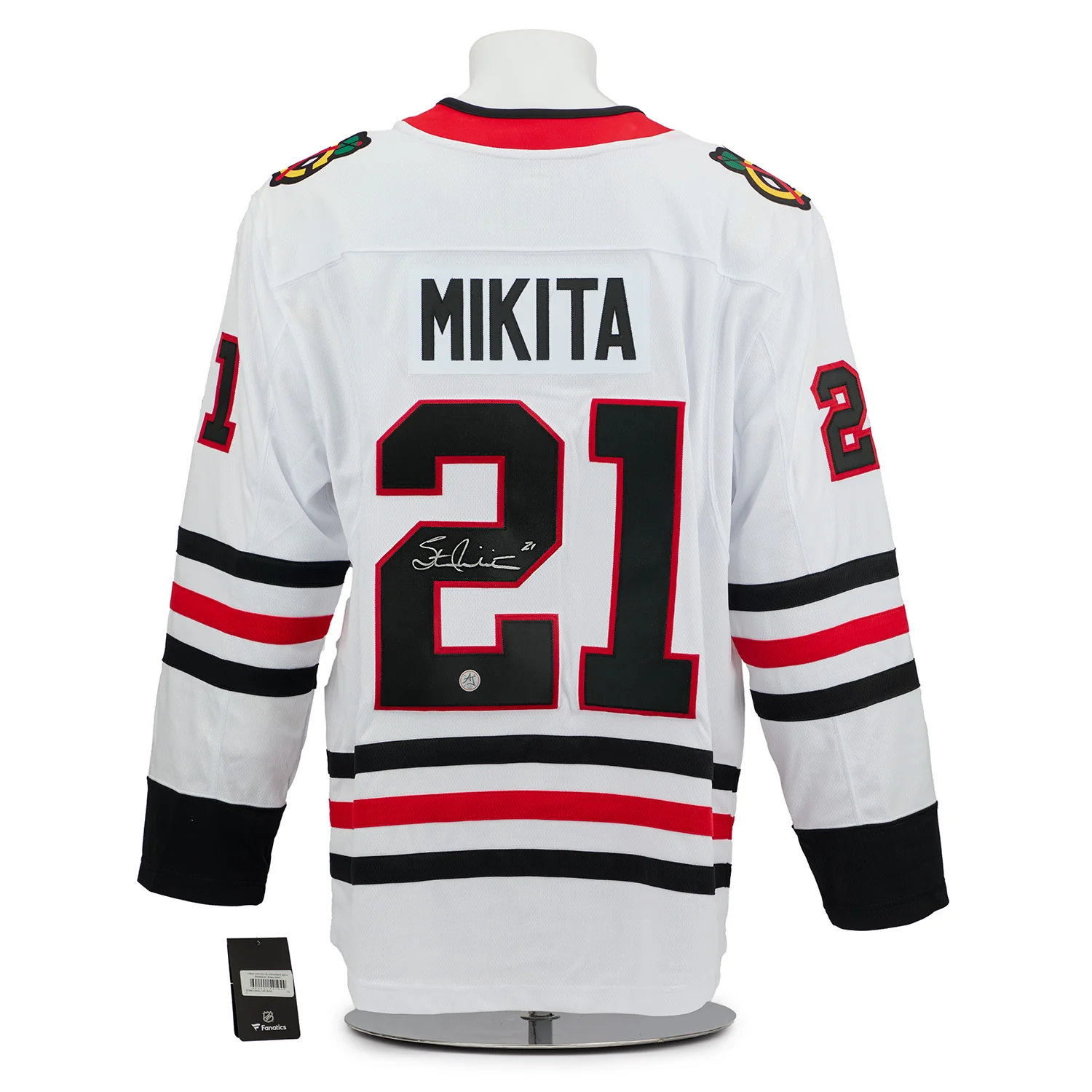 Stan Mikita Autographed Chicago Blackhawks White Fanatics Breakaway Jersey