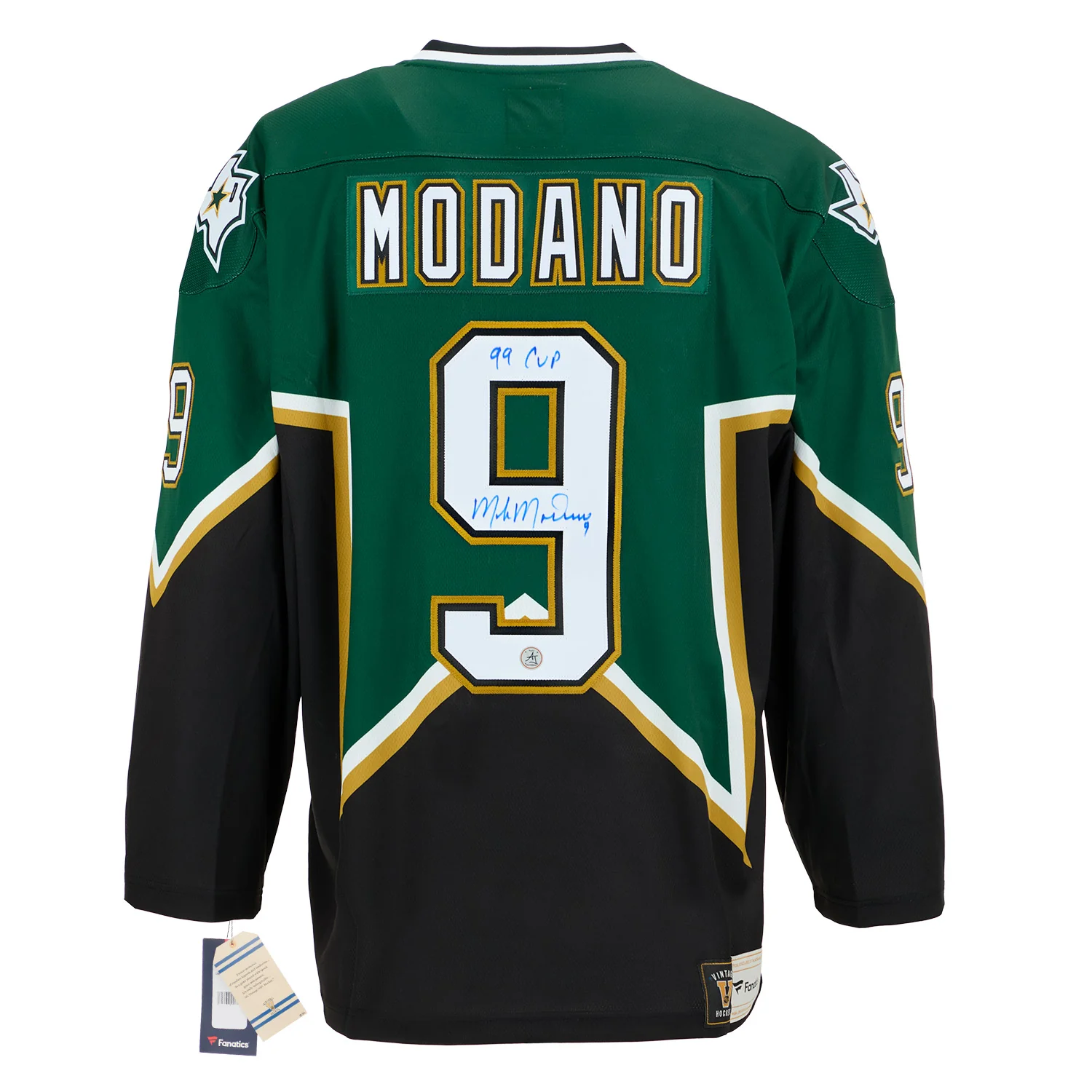 Mike Modano Dallas Stars Autographed 1999 Stanley Cup Fanatics Jersey - Image 3