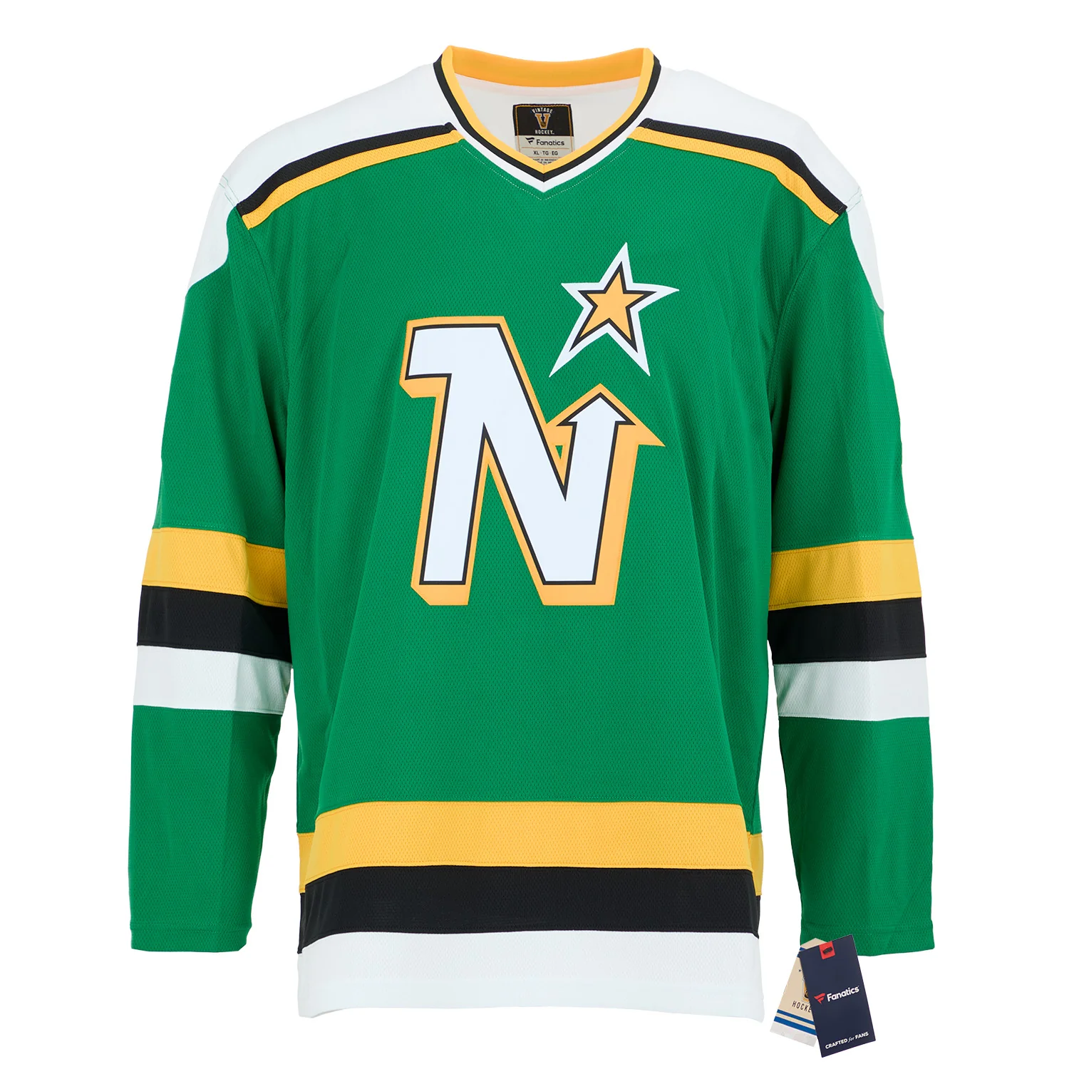 Mike Modano Signed Minnesota North Stars Throwback Breakaway Jersey - Image 2