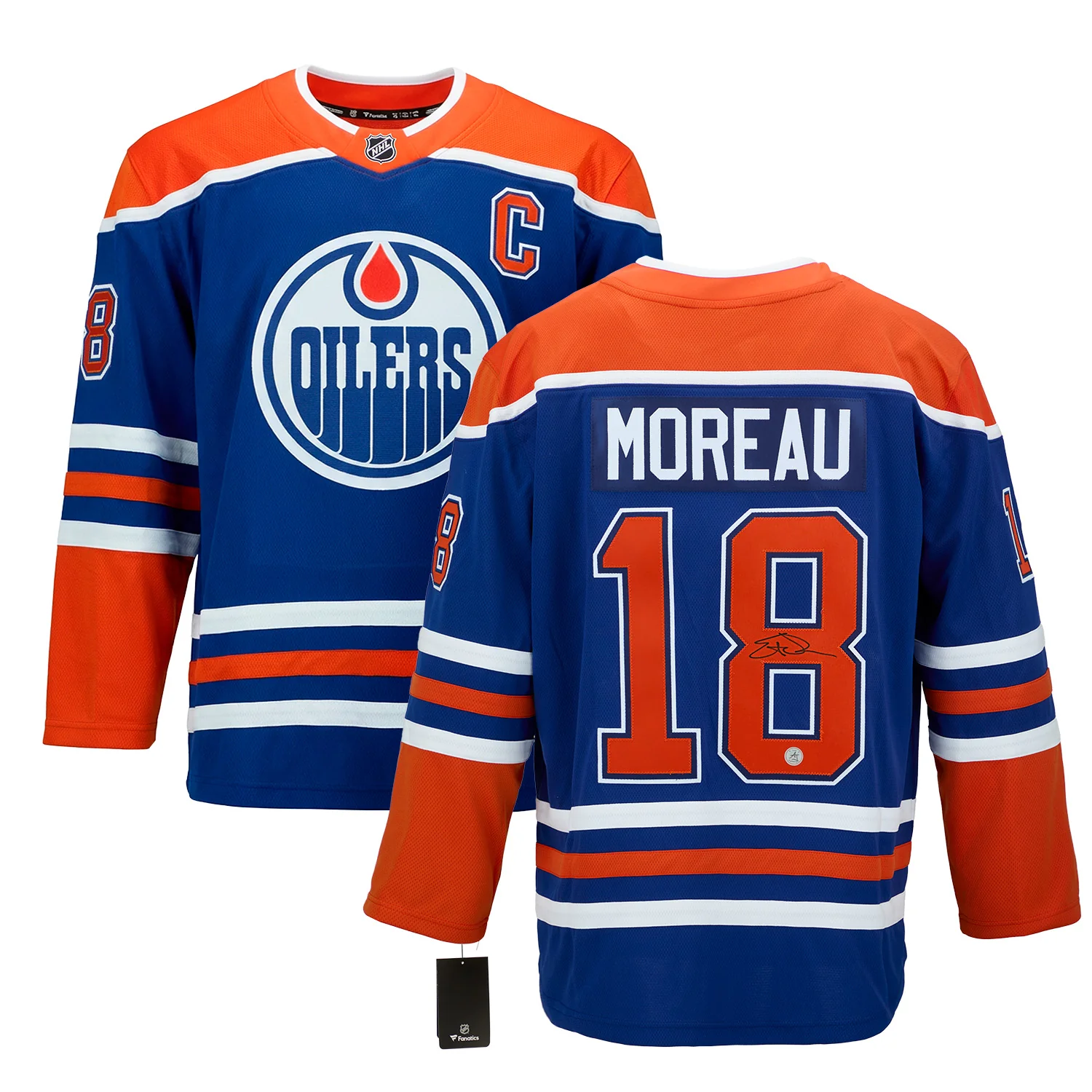 Ethan Moreau Autographed Edmonton Oilers Fanatics Breakaway Jersey - Image 3