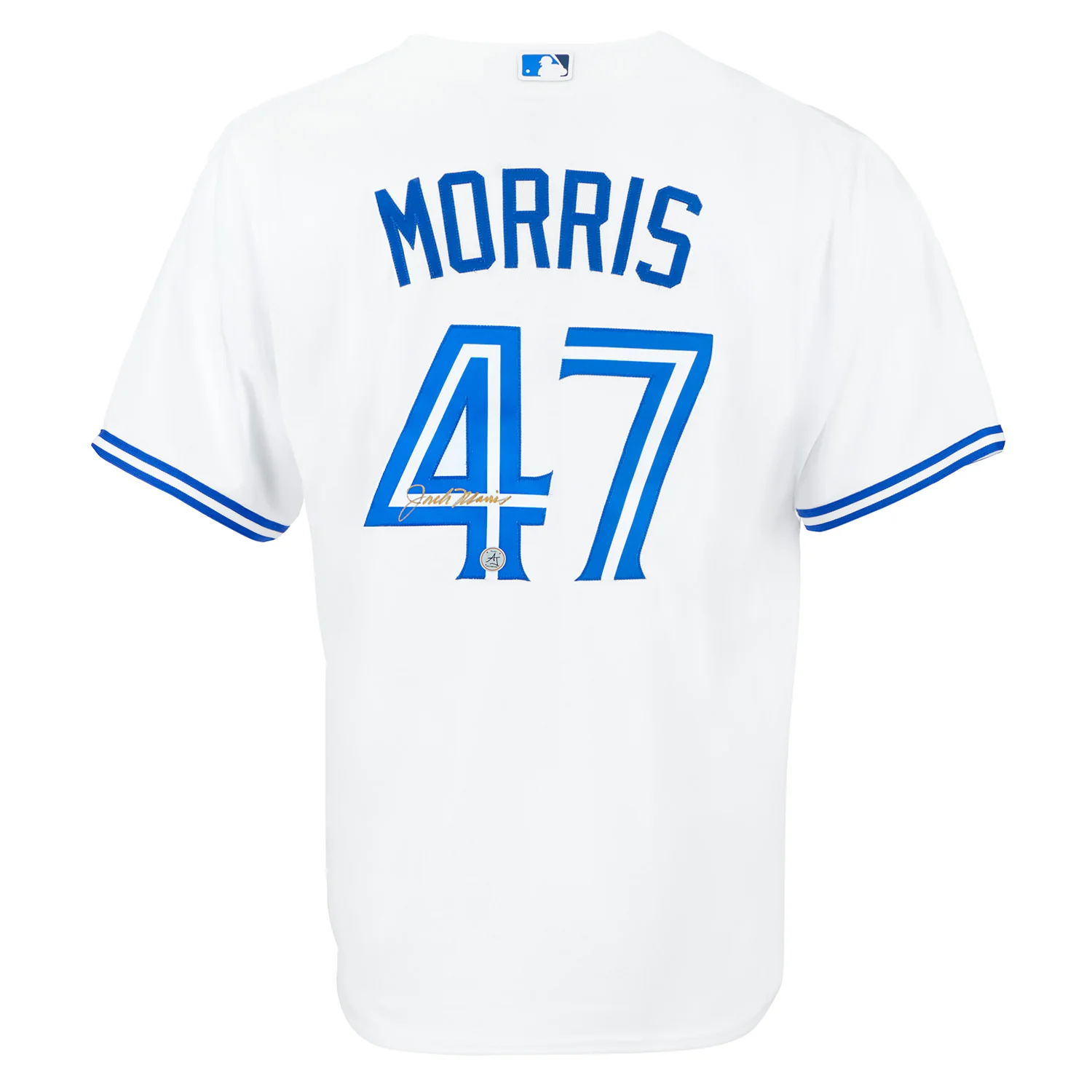 Jack Morris Autographed Toronto Blue Jays White Nike Baseball Jersey