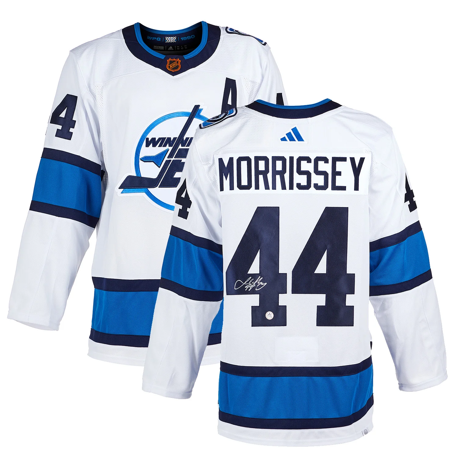 Josh Morrissey Signed Winnipeg Jets Reverse Retro 2.0 adidas Jersey - Image 3