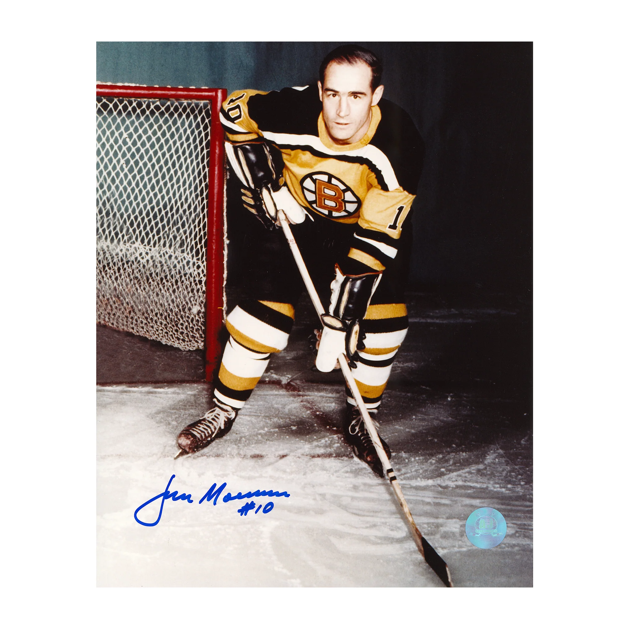 Jim Morrison Signed Boston Bruins Hockey 8x10 Photo