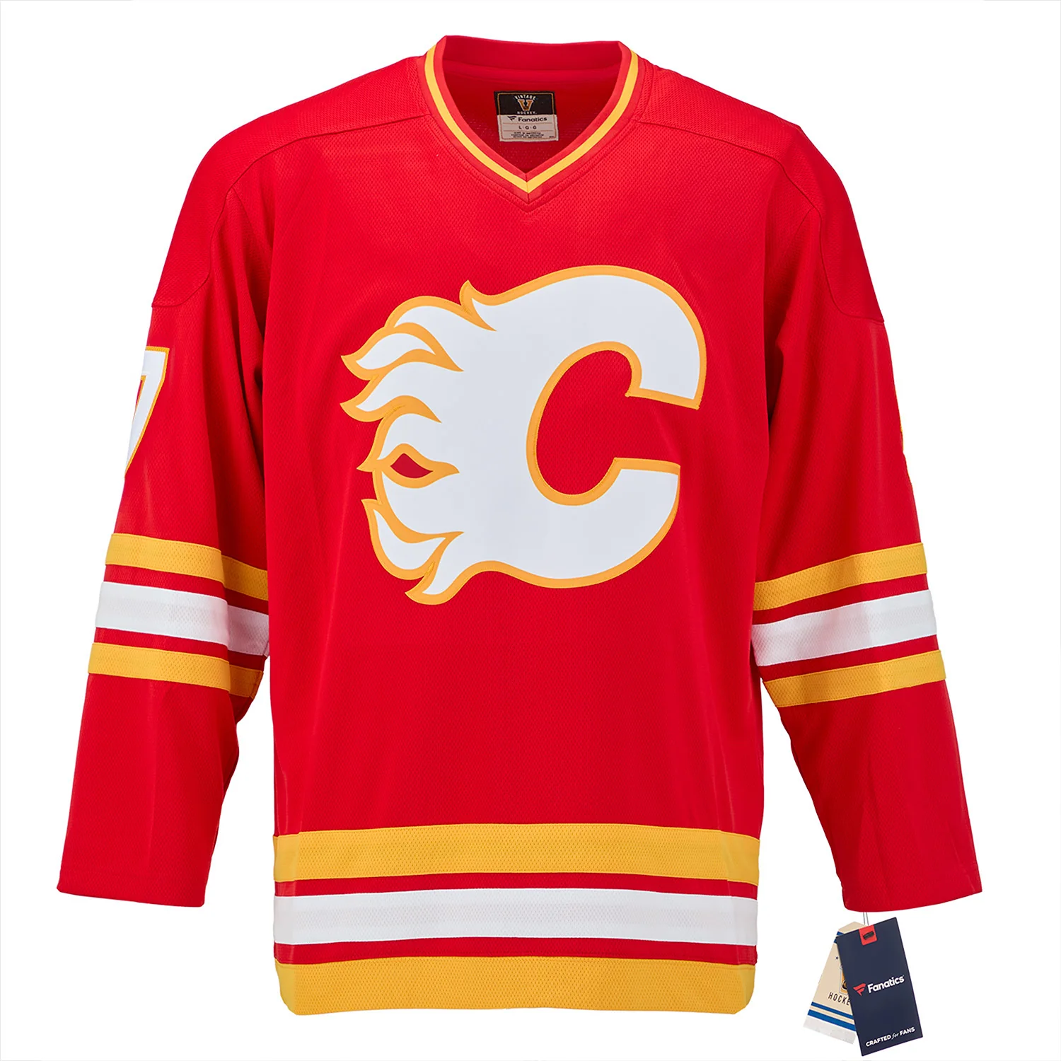 Joe Mullen Signed Calgary Flames Fanatics Throwback Jersey - Image 2