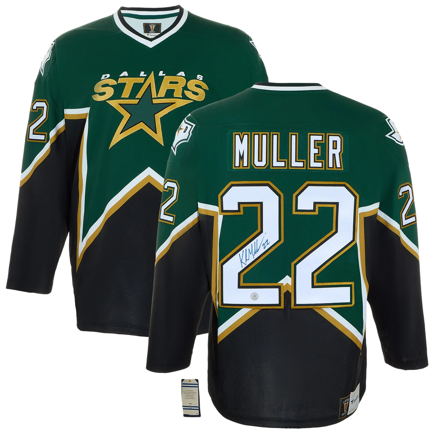 Kirk Muller Autographed Dallas Stars Throwback Breakaway Jersey - Image 3