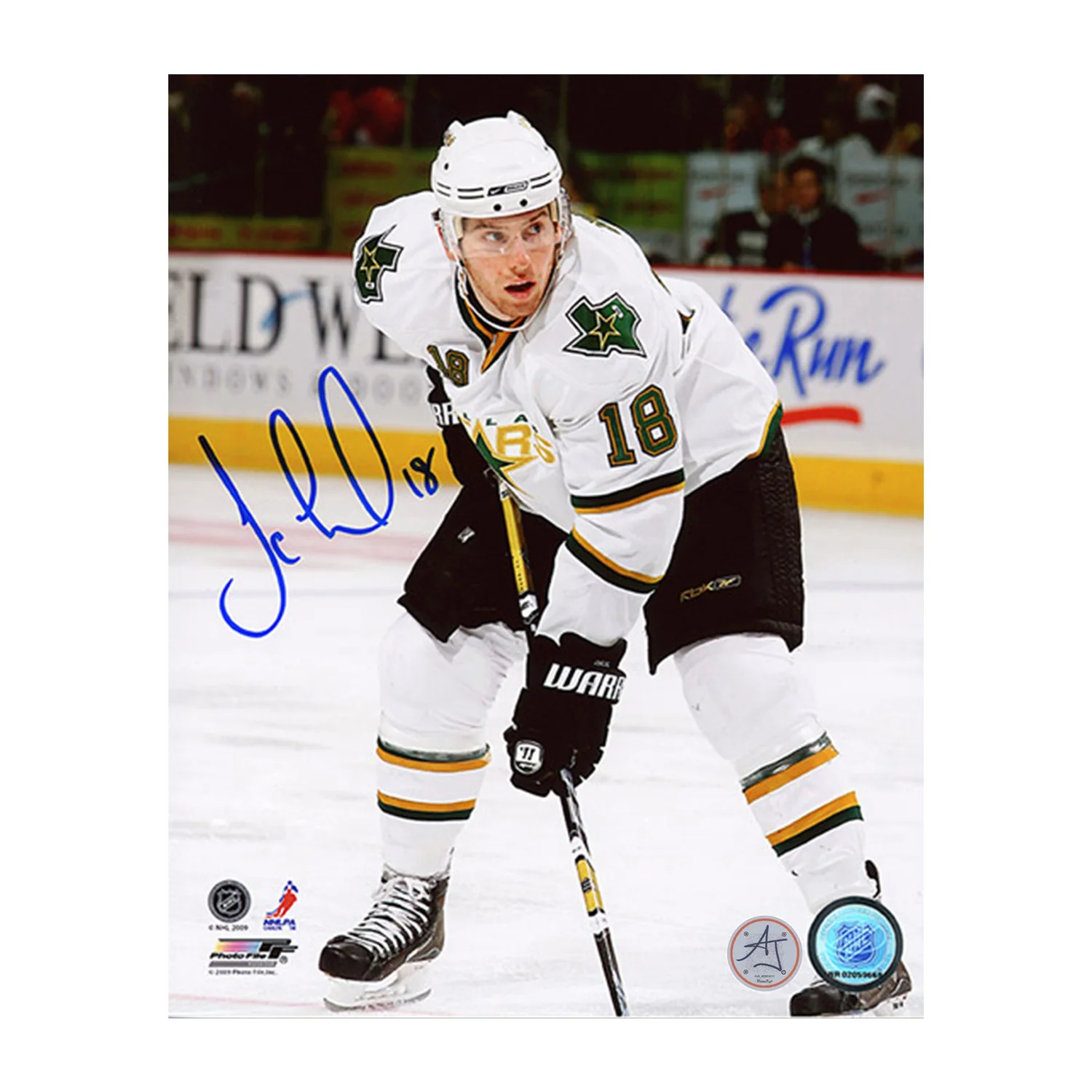 James Neal Autographed Dallas Stars Hockey 8x10 Photo