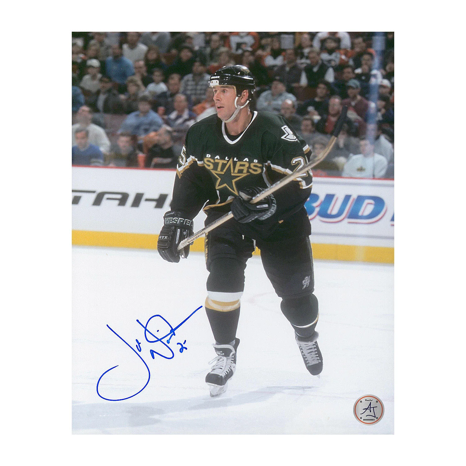 Joe Nieuwendyk Autographed Dallas Stars Hockey 8x10 Photo