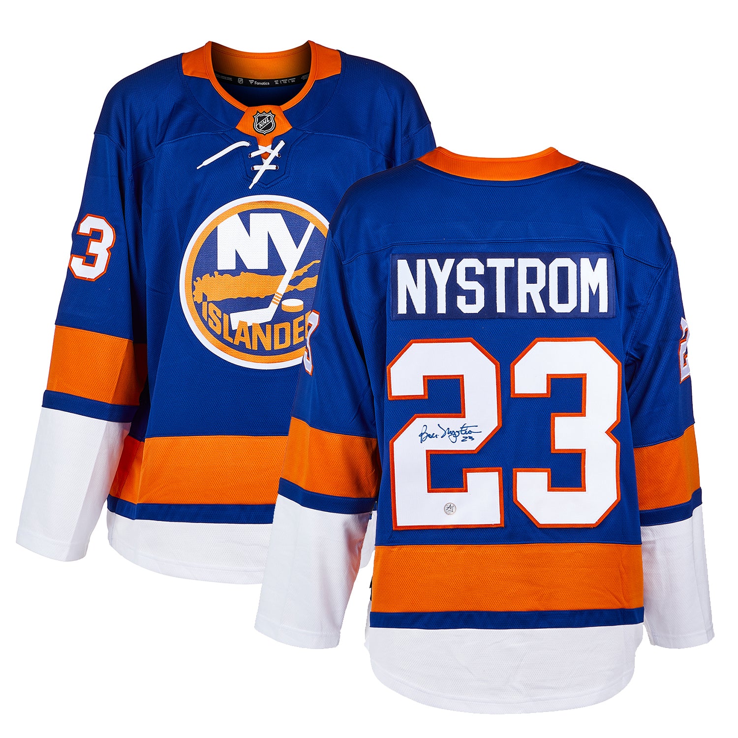 Bob Nystrom Autographed New York Islanders Fanatics Breakaway Jersey - Image 2