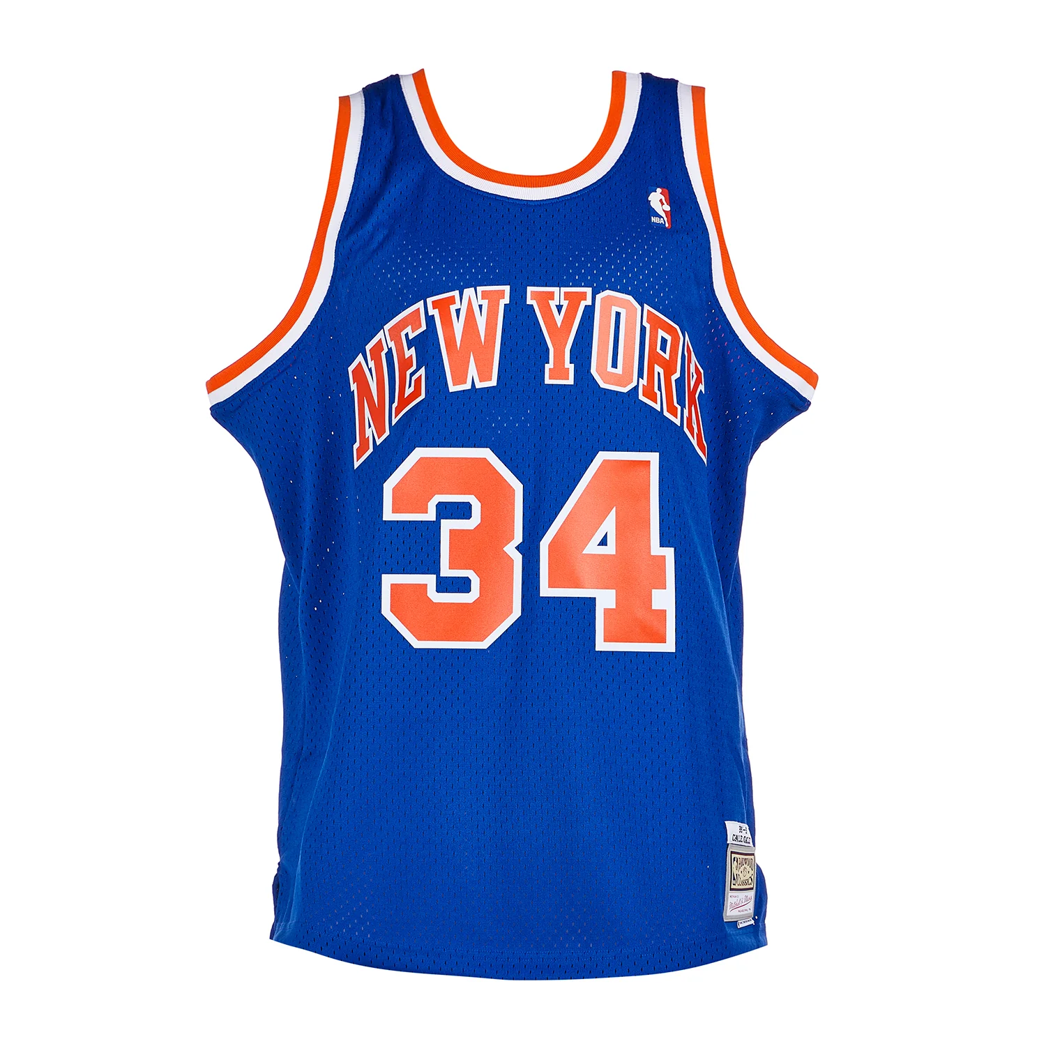 Charles Oakley Signed New York Knicks Mitchell & Ness Throwback Jersey - Image 2