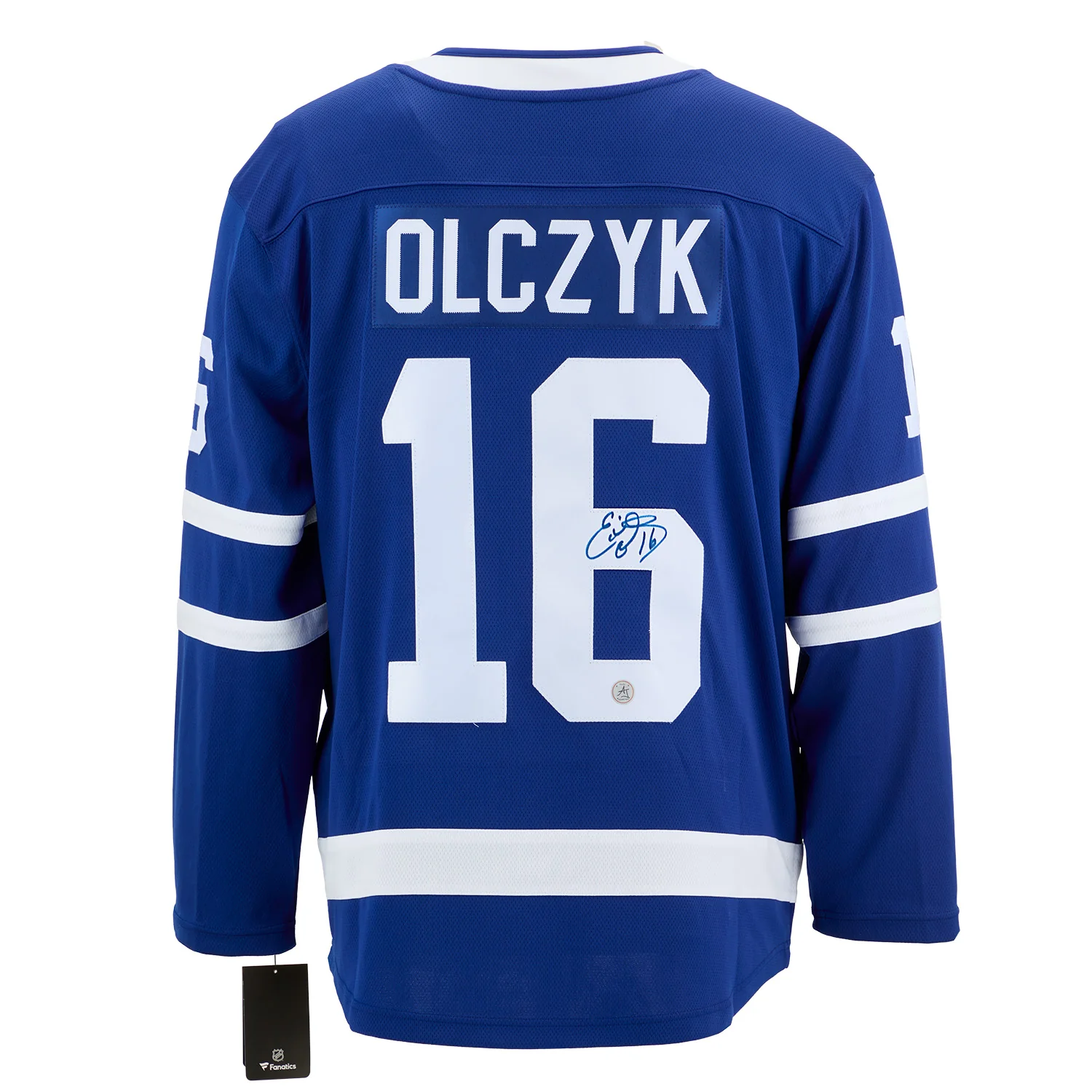 Ed Olczyk Signed Toronto Maple Leafs Fanatics Breakaway Jersey