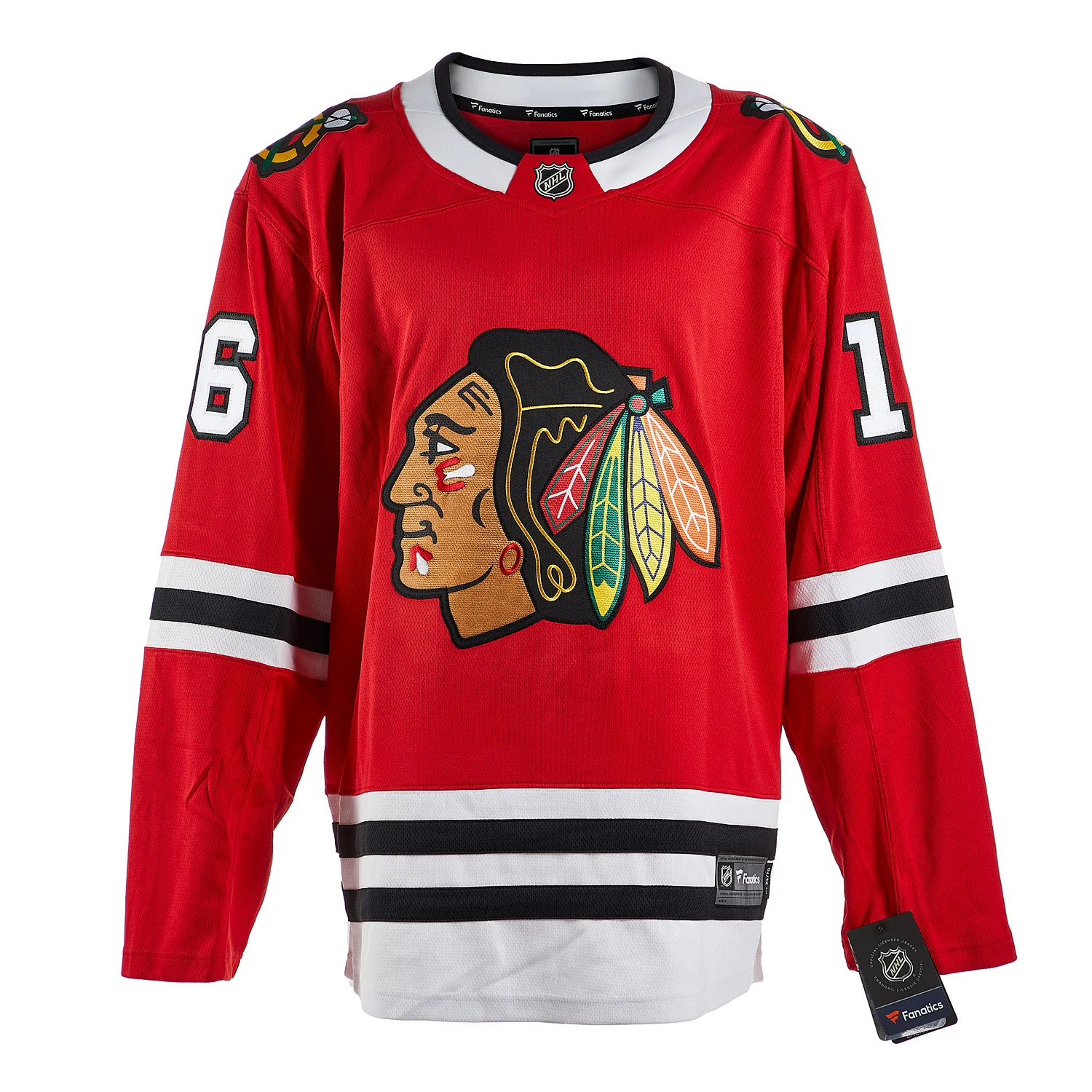 Ed Olczyk Autographed Chicago Blackhawks Fanatics Breakaway Jersey - Image 2