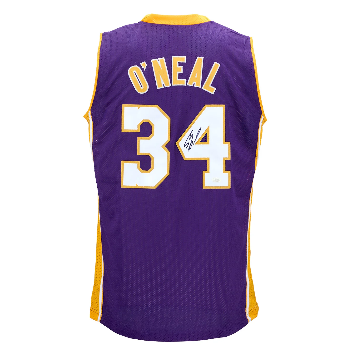 Shaquille O'Neal Signed Los Angeles Purple City Design Basketball Jersey