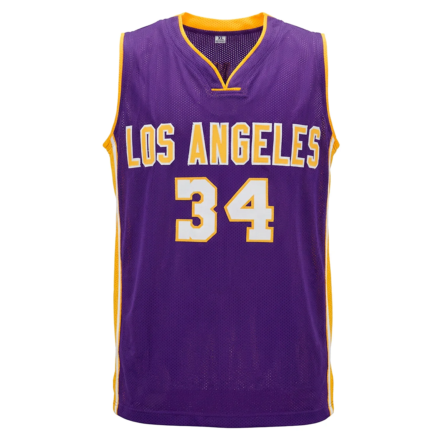 Shaquille O'Neal Signed Los Angeles Purple City Design Basketball Jersey - Image 2
