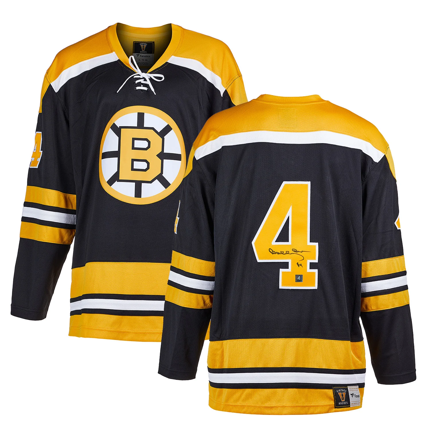 Bobby Orr Signed Boston Bruins Throwback Breakaway Jersey - Image 3