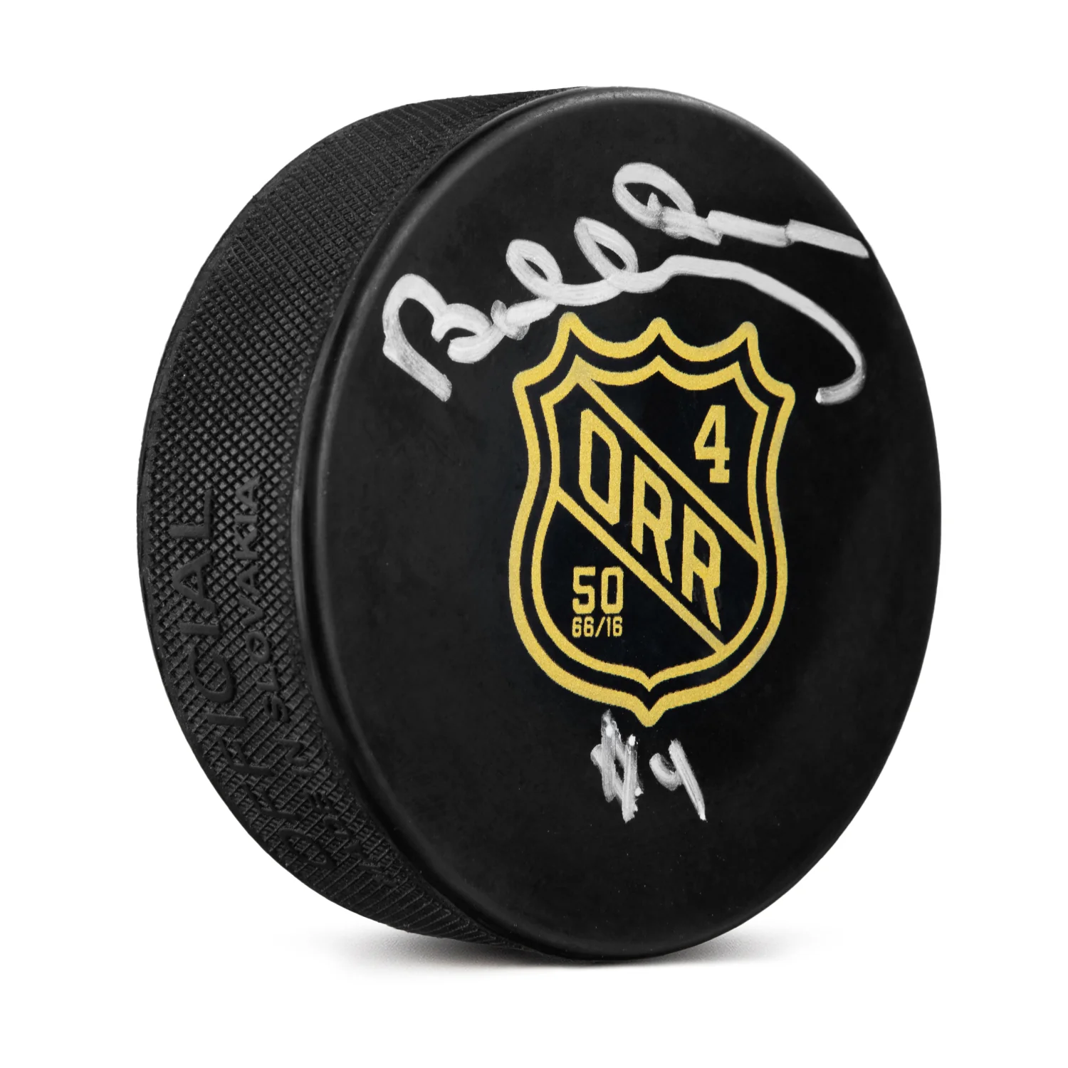 Bobby Orr Signed Autographed 1966 Debut 50th Anniversary Puck