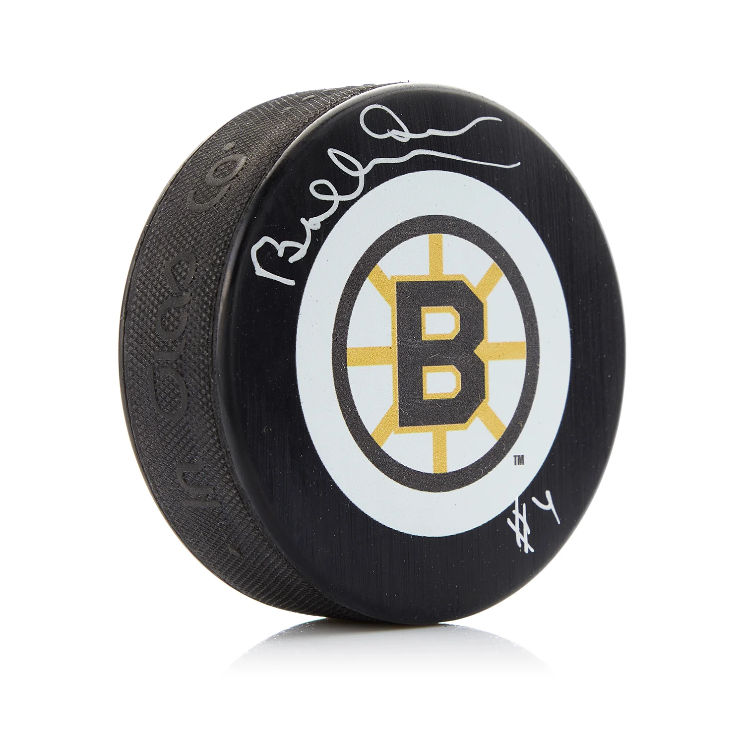 Bobby Orr Autographed Boston Bruins Classic Logo Puck