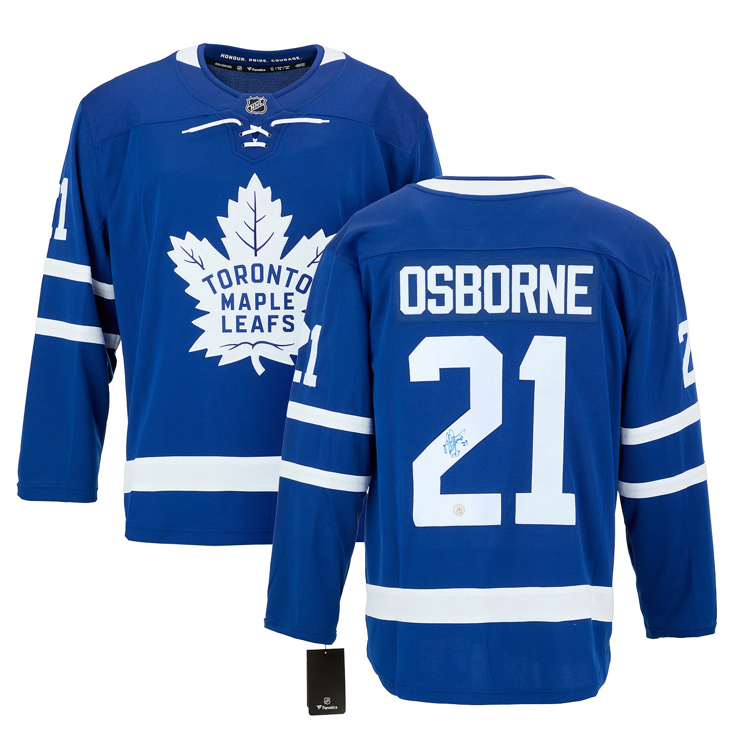 Mark Osborne Autographed Toronto Maple Leafs Fanatics Breakaway Jersey - Image 3