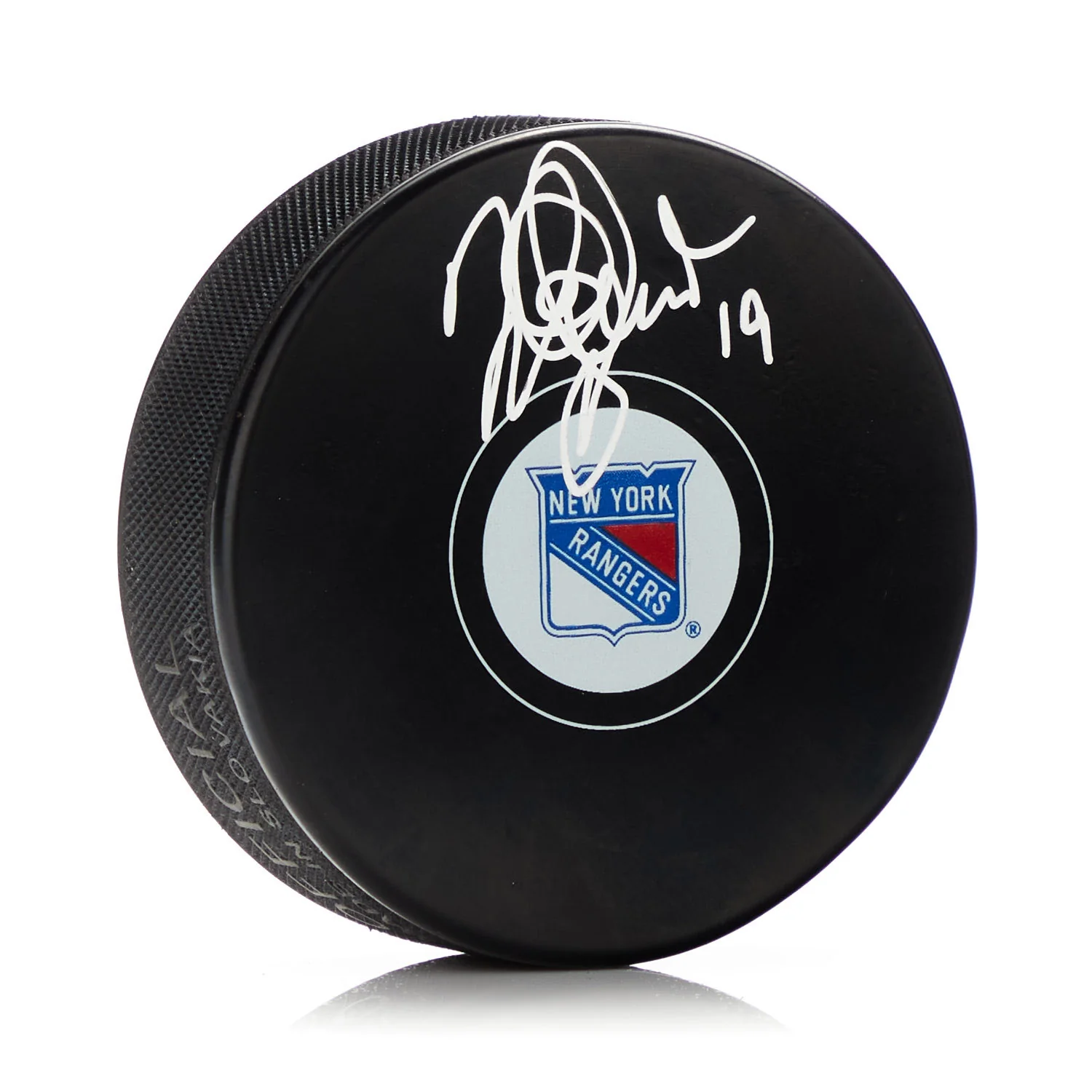 Mark Osborne Autographed New York Rangers Hockey Puck