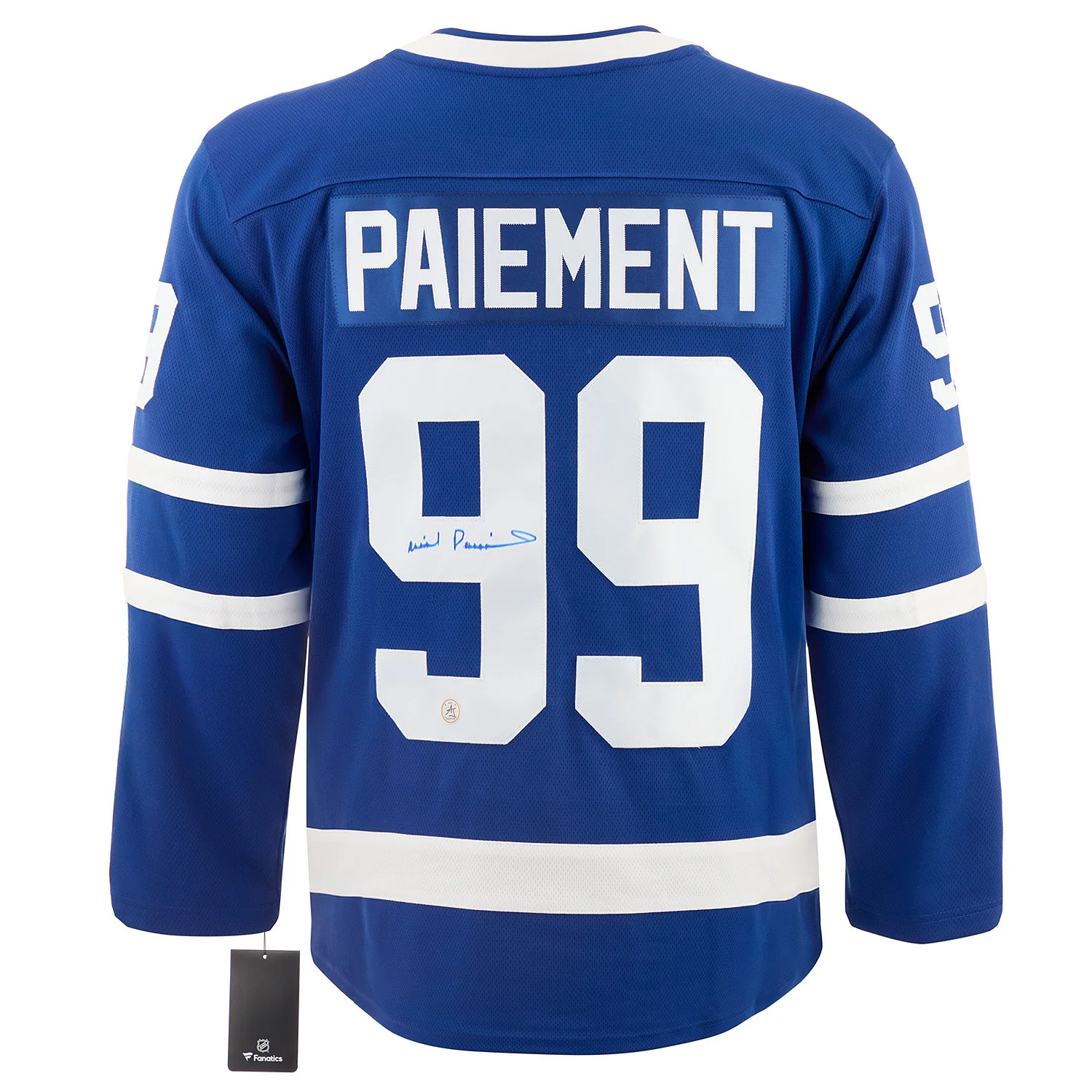 Wilf Paiement Autographed Toronto Maple Leafs Fanatics Breakaway Jersey