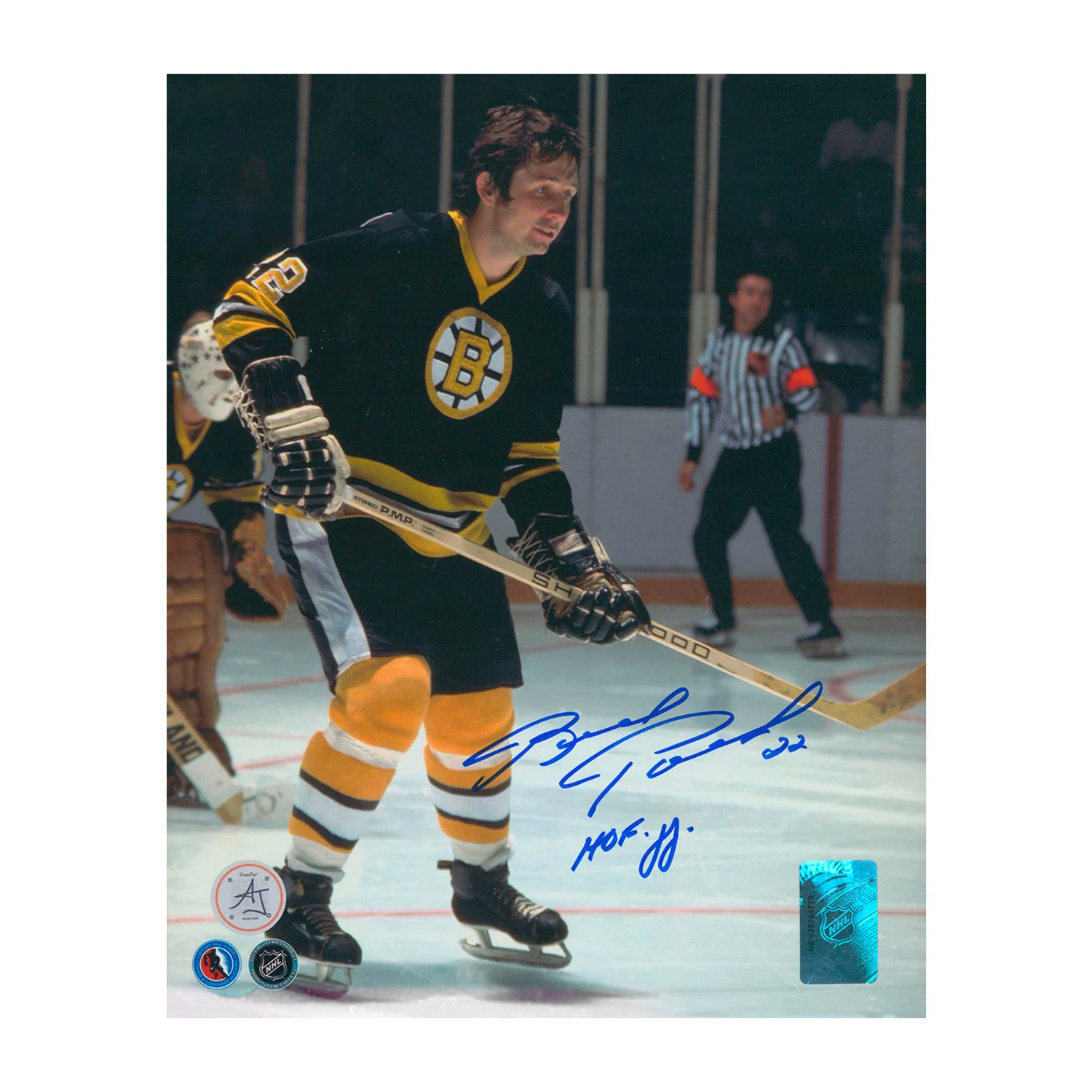 Brad Park Signed Boston Bruins Classic Hockey 8x10 Photo