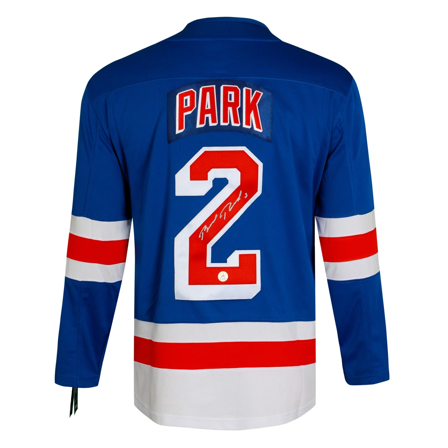 Brad Park Signed New York Rangers Blue Fanatics Breakaway Jersey