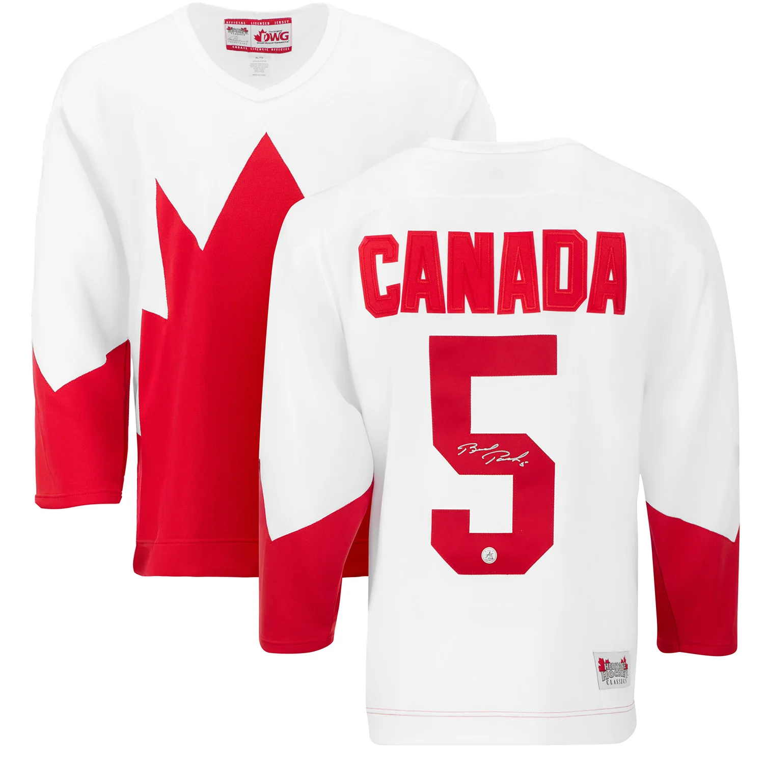 Brad Park Autographed Team Canada 1972 Summit Series Jersey - Image 3
