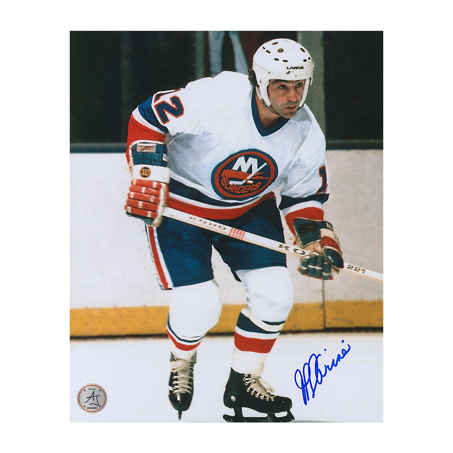 JP Parise Autographed New York Islanders Hockey 8x10 Photo