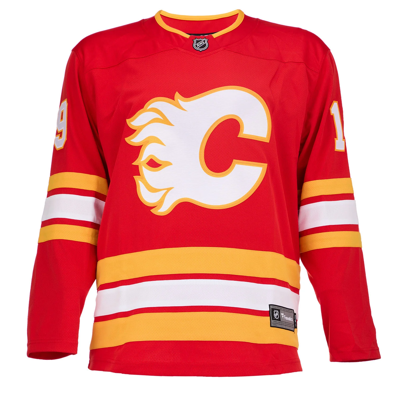 Zayne Parekh Autographed Calgary Flames Fanatics Breakaway Jersey - Image 2