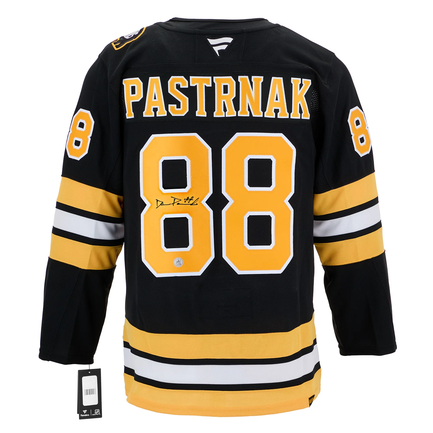 David Pastrnak Autographed Boston Bruins Fanatics Premium Jersey