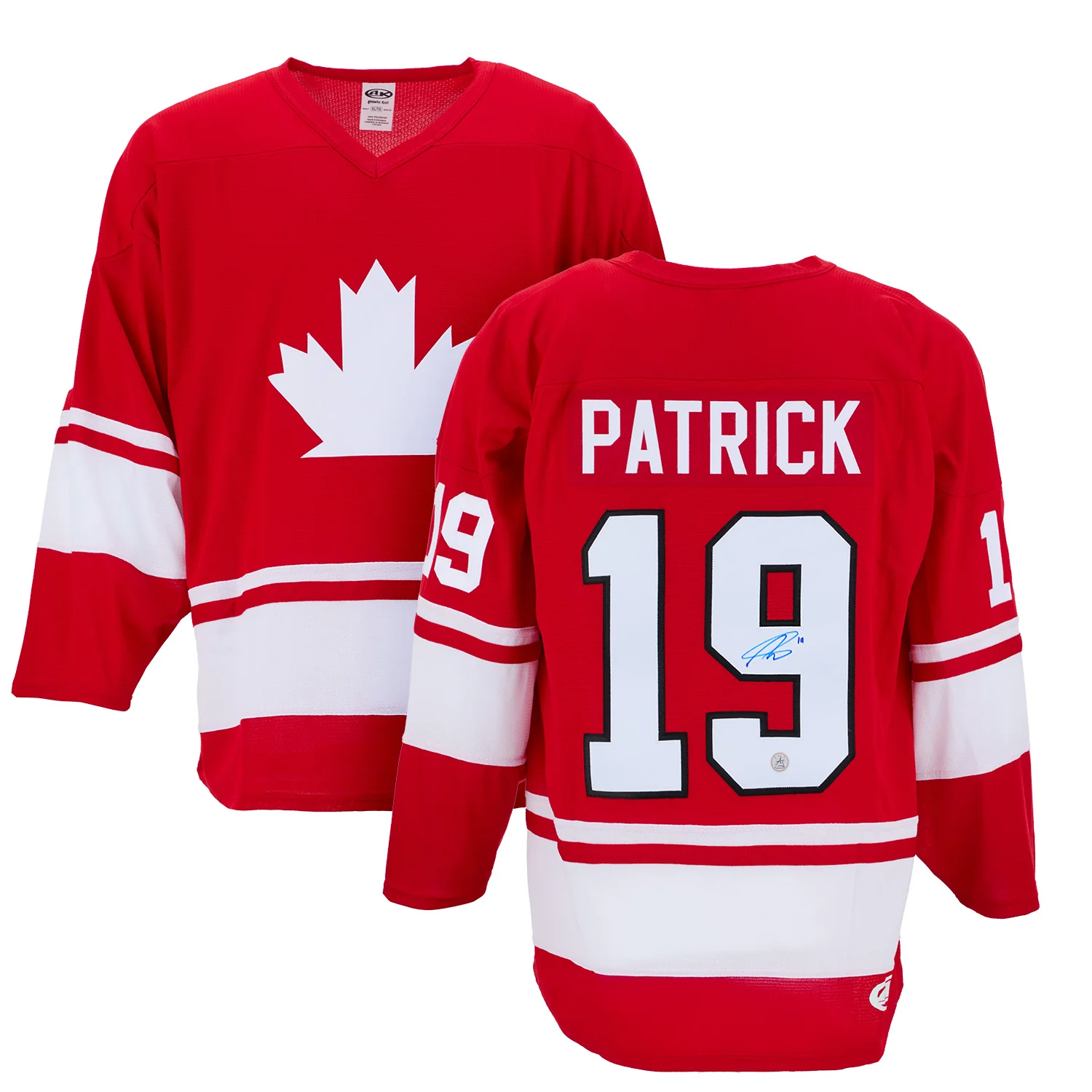 Nolan Patrick Autographed Team Canada Custom Hockey Nation Jersey - Image 3